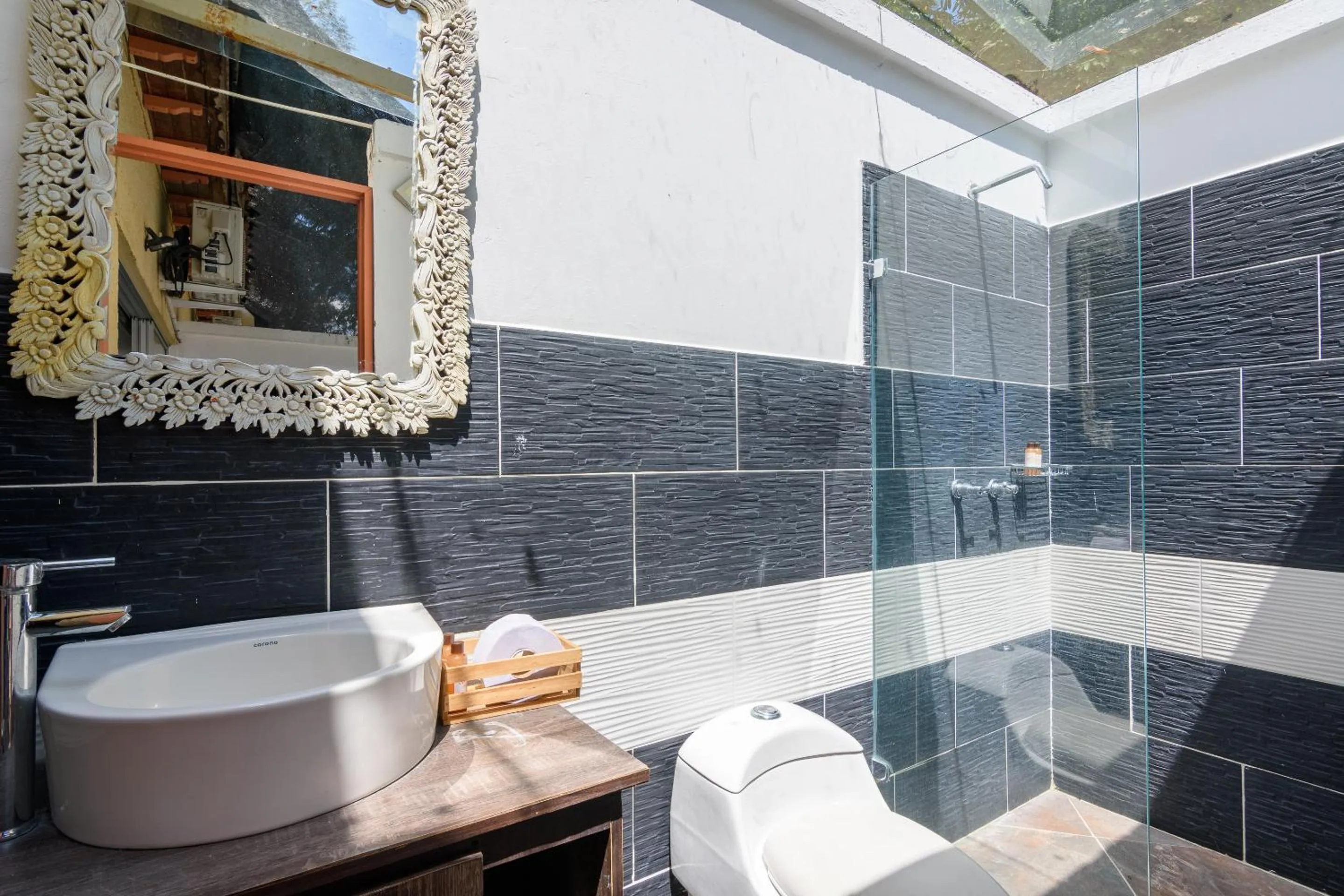 Shower in Finca Hotel Guadalupe