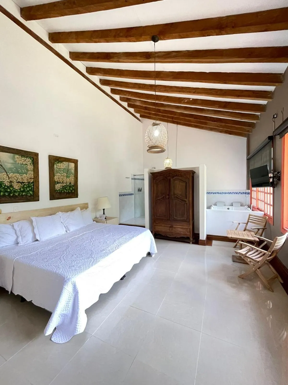 Photo of the whole room, Bed in Finca Hotel Guadalupe