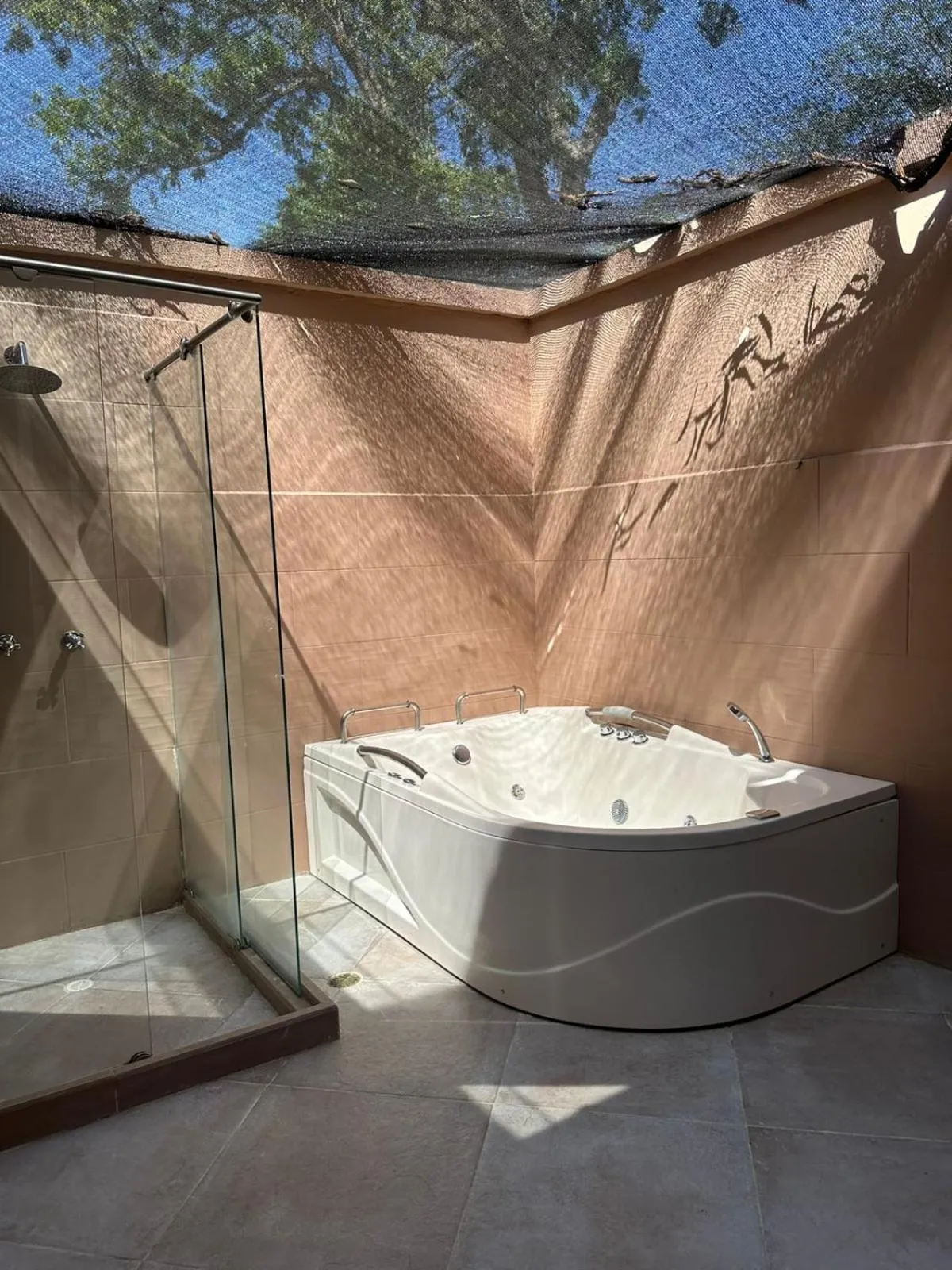 Shower in Finca Hotel Guadalupe