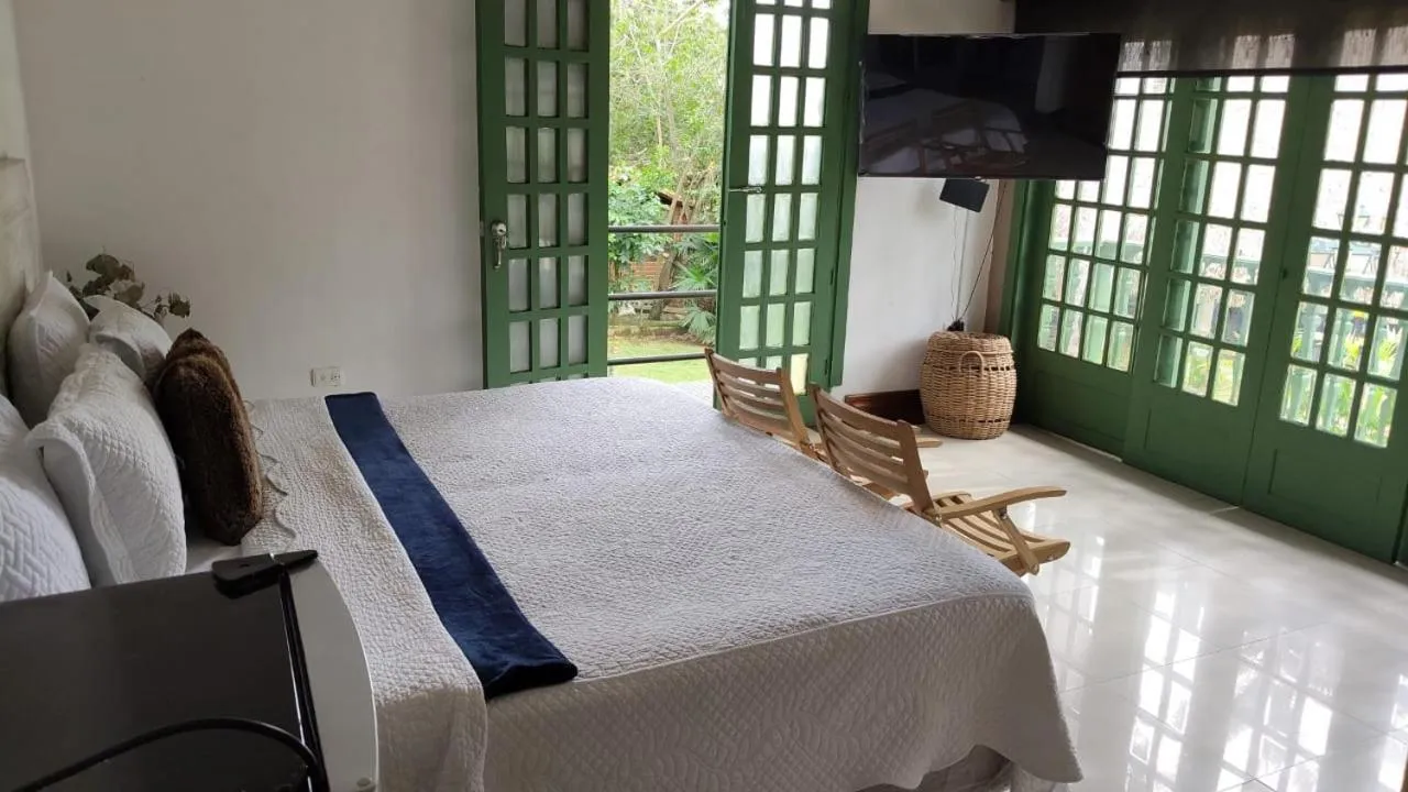 Bed in Finca Hotel Guadalupe