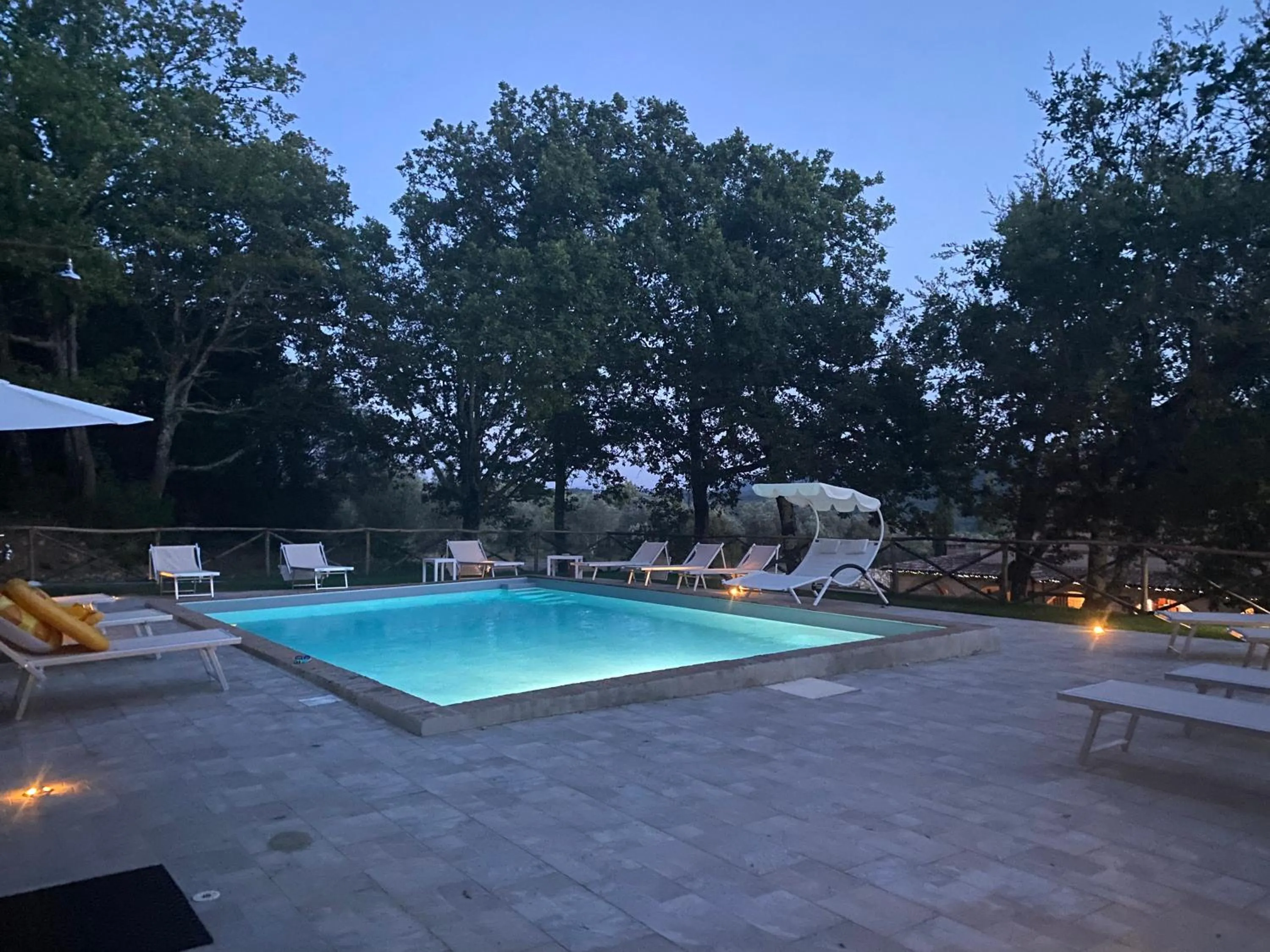 Pool view in Villa Cresci con piscina Tuscan villa with pool near Sassetta thermal baths & Bolgheri Wine Route