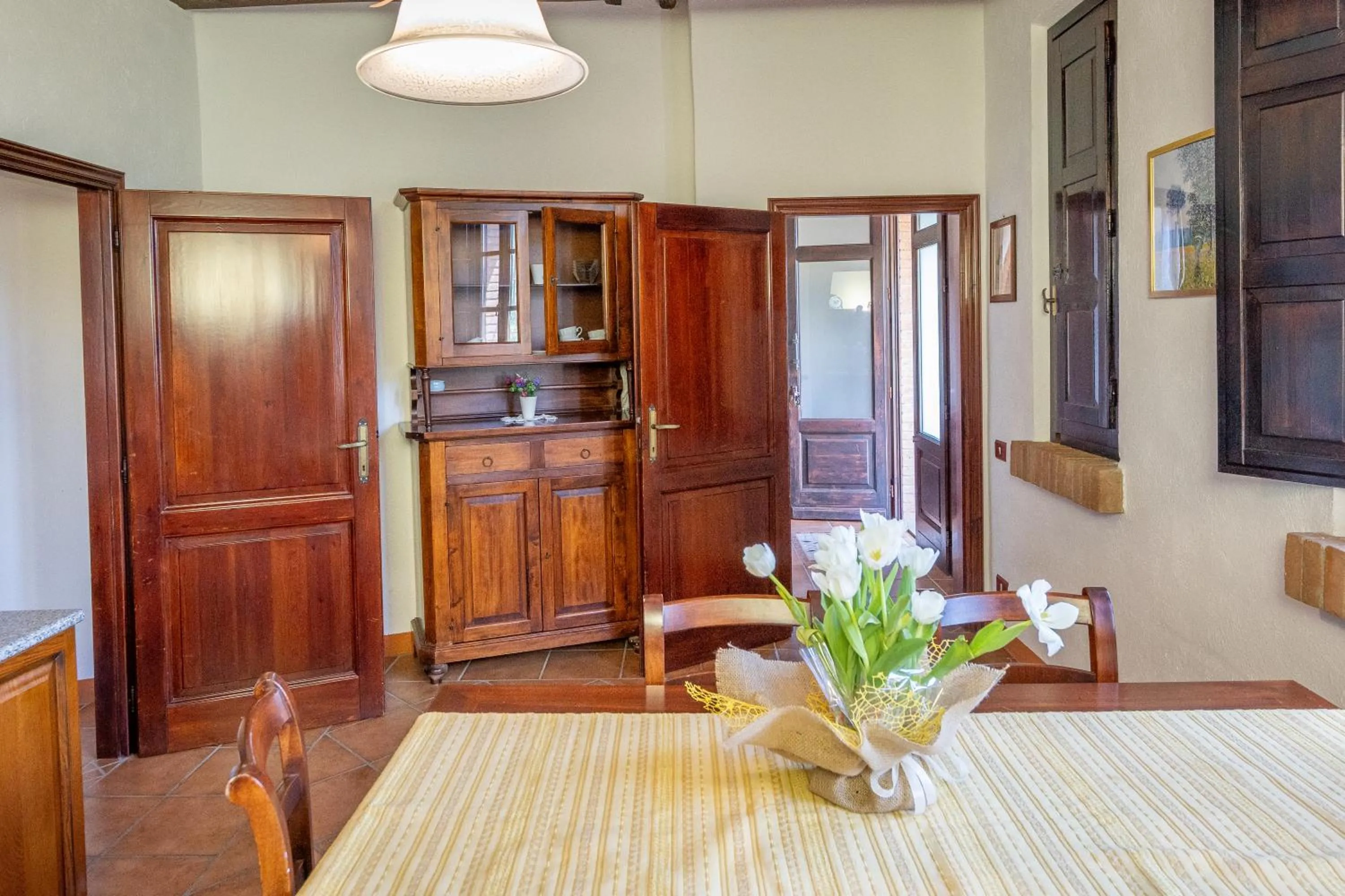 kitchen in Villa Cresci con piscina Tuscan villa with pool near Sassetta thermal baths & Bolgheri Wine Route