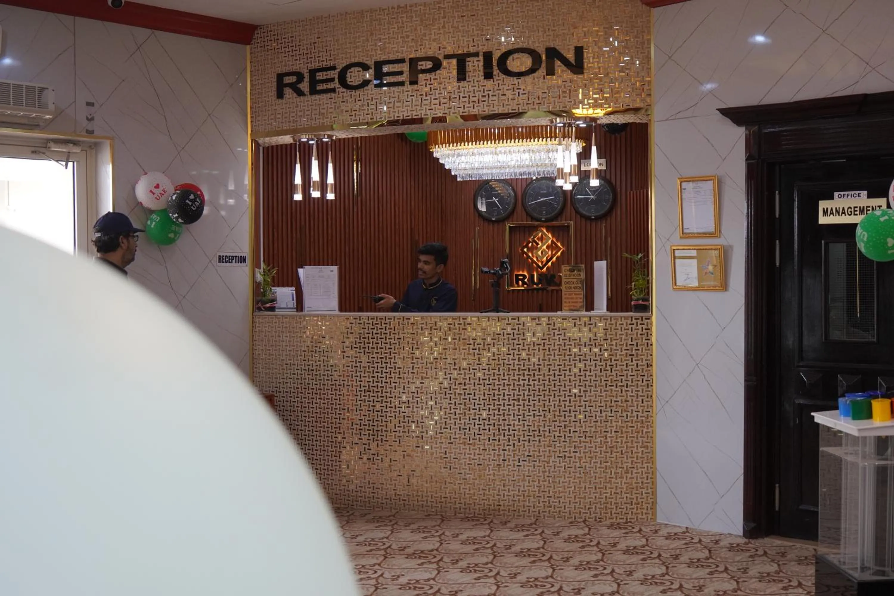 Lobby or reception in Ruwi Beach Hotel Apartments - MAHA HOSPITALITY GROUP