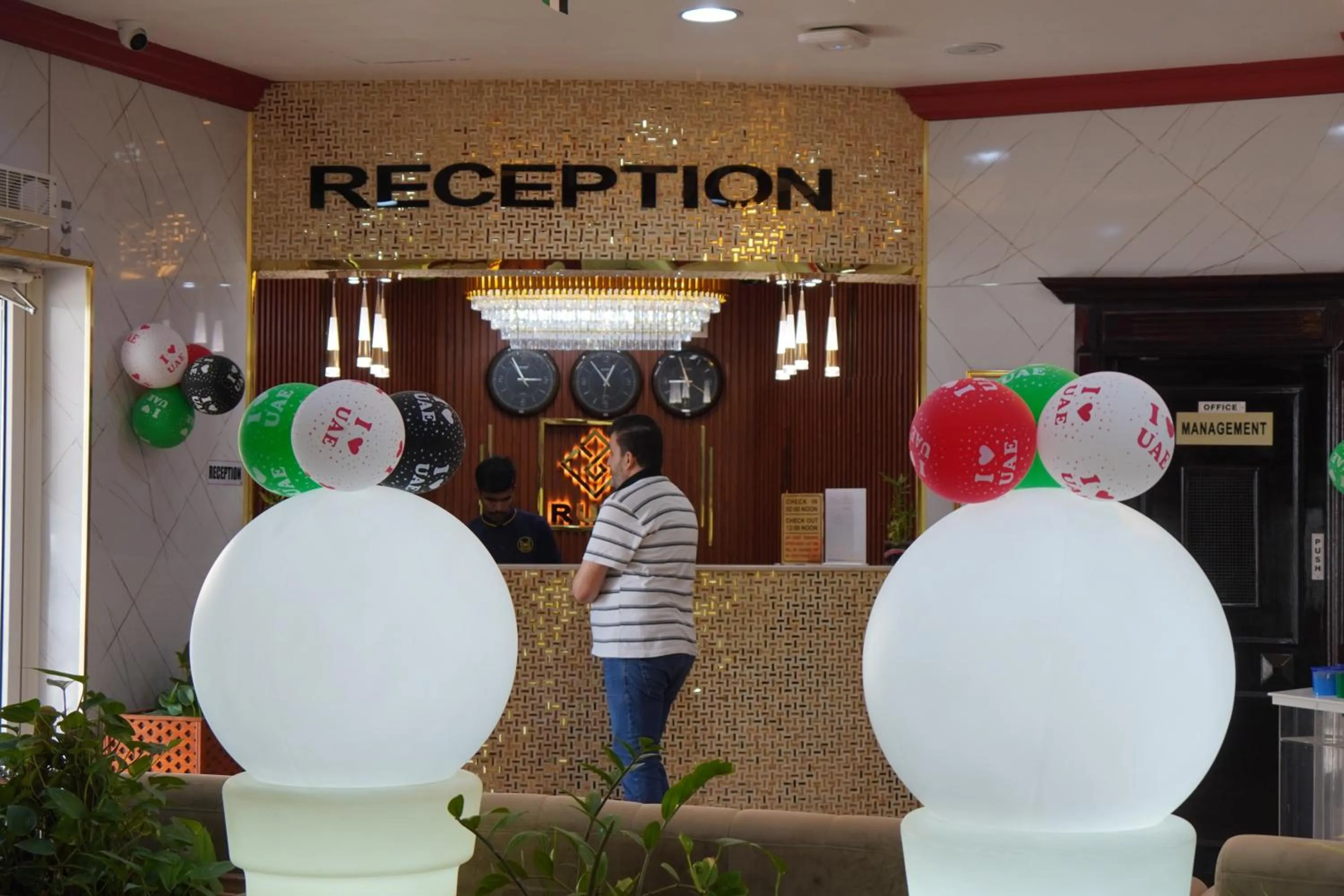 Lobby or reception in Ruwi Beach Hotel Apartments - MAHA HOSPITALITY GROUP
