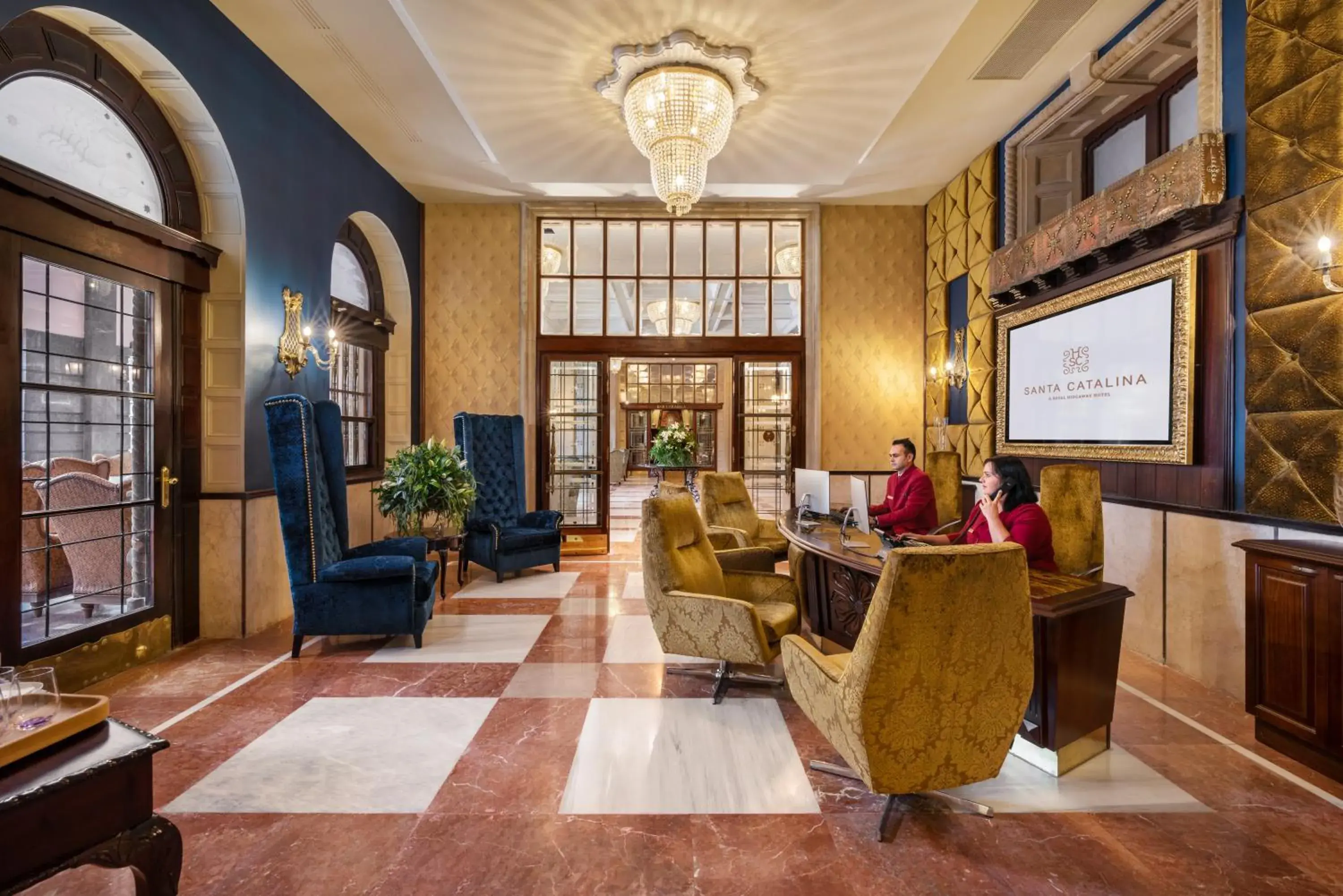 Lobby or reception in Santa Catalina, a Royal Hideaway Hotel Lobby or reception in Santa Catalina, a Royal Hideaway Hotel