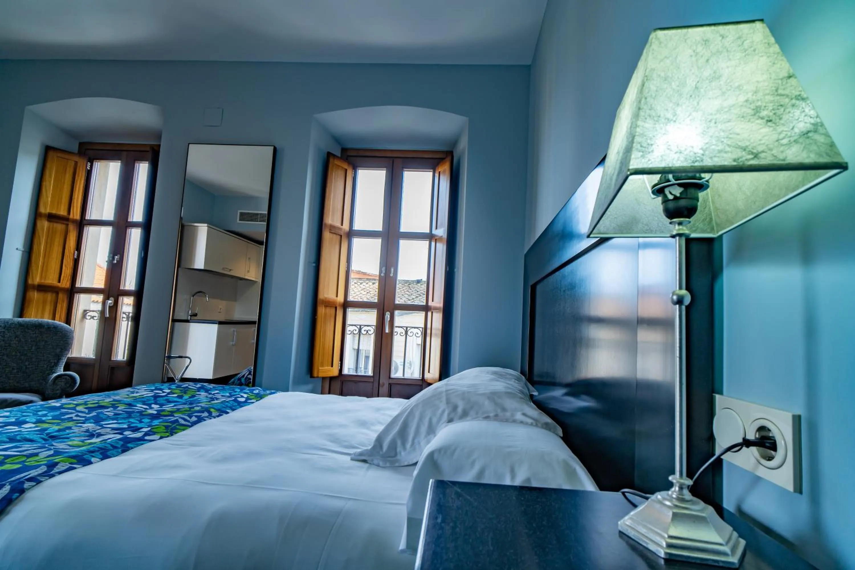 Bed in Hotel Alfonso IX