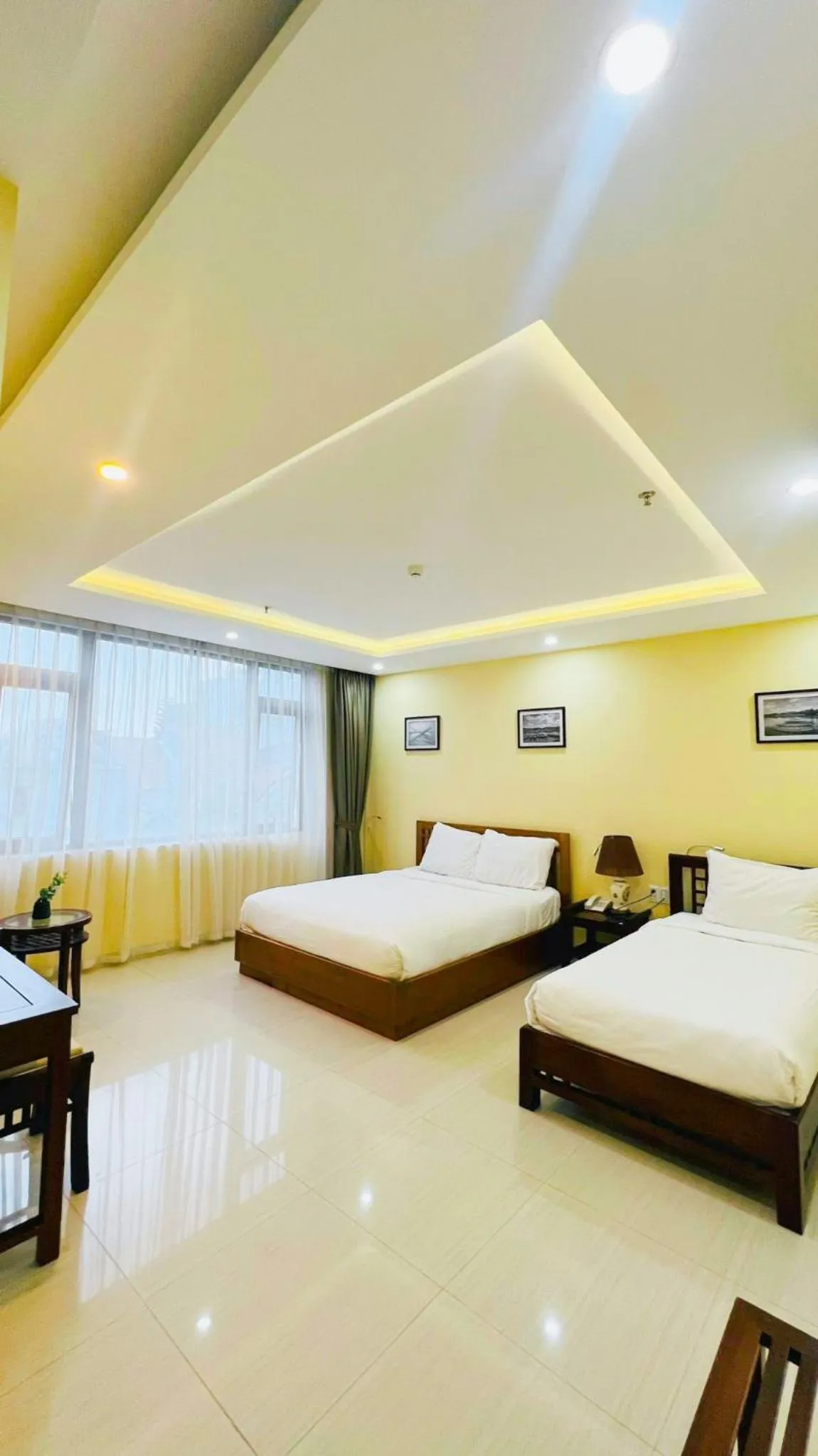 Bed in Martin Ho Danang hotel & apartment