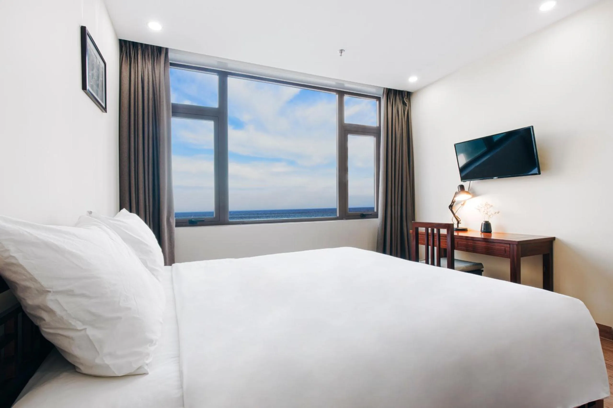 Bed in Martin Ho Danang hotel & apartment