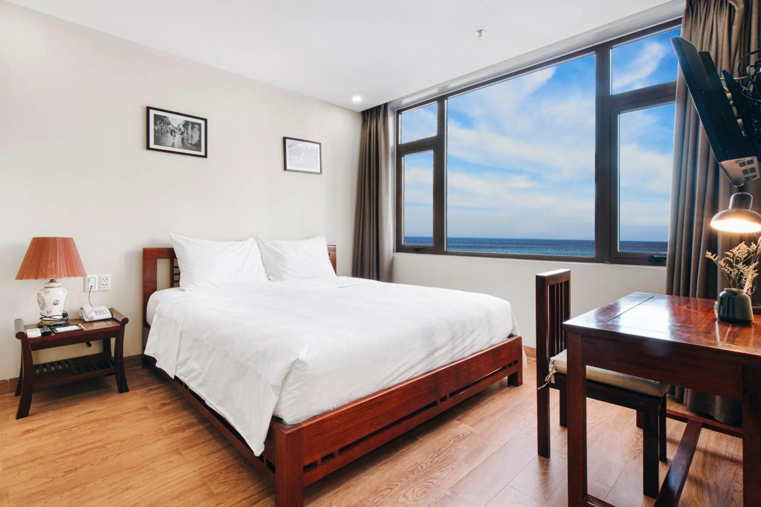 Bed in Martin Ho Danang hotel & apartment