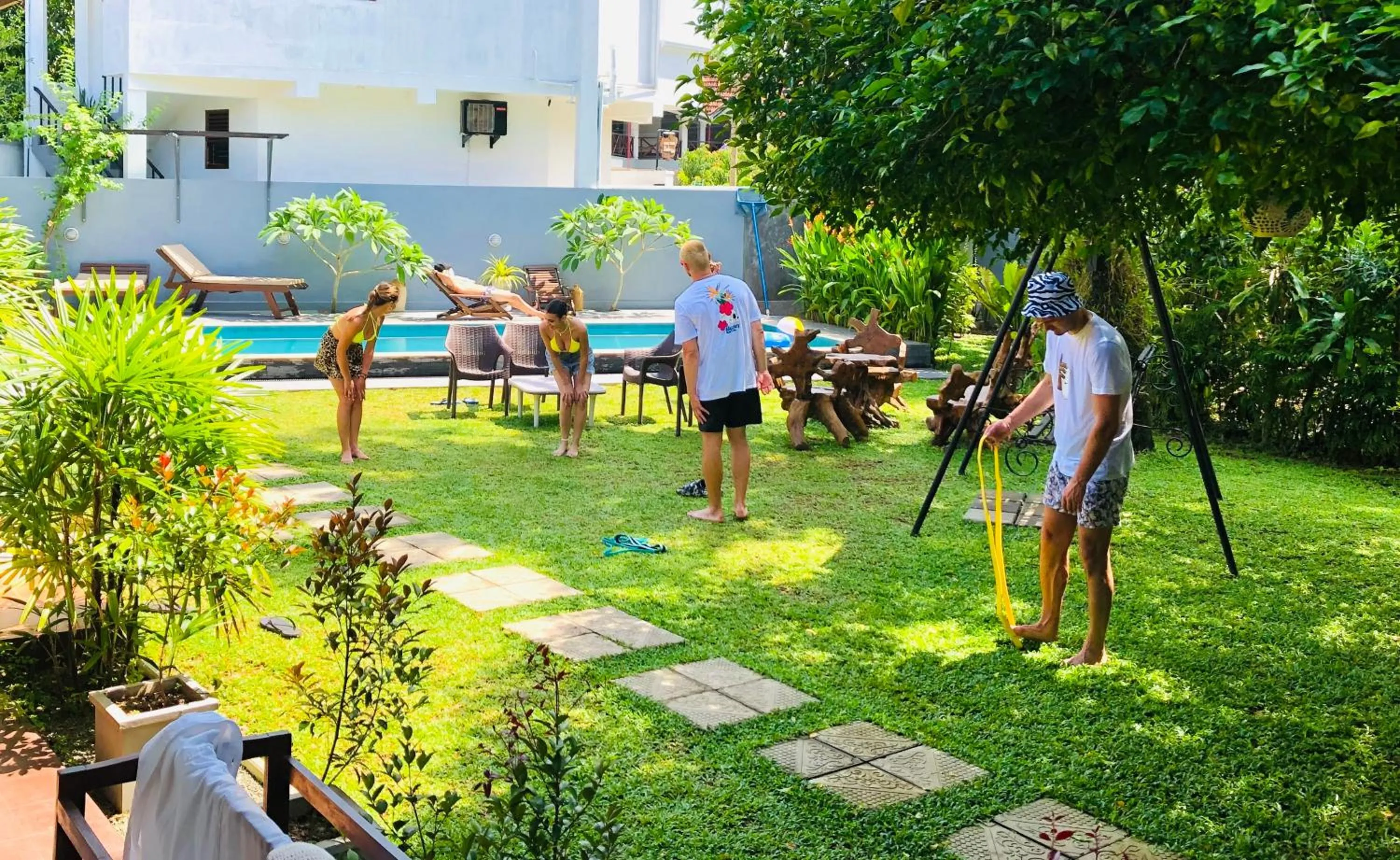 Guests in Shanthi Boutique Villa
