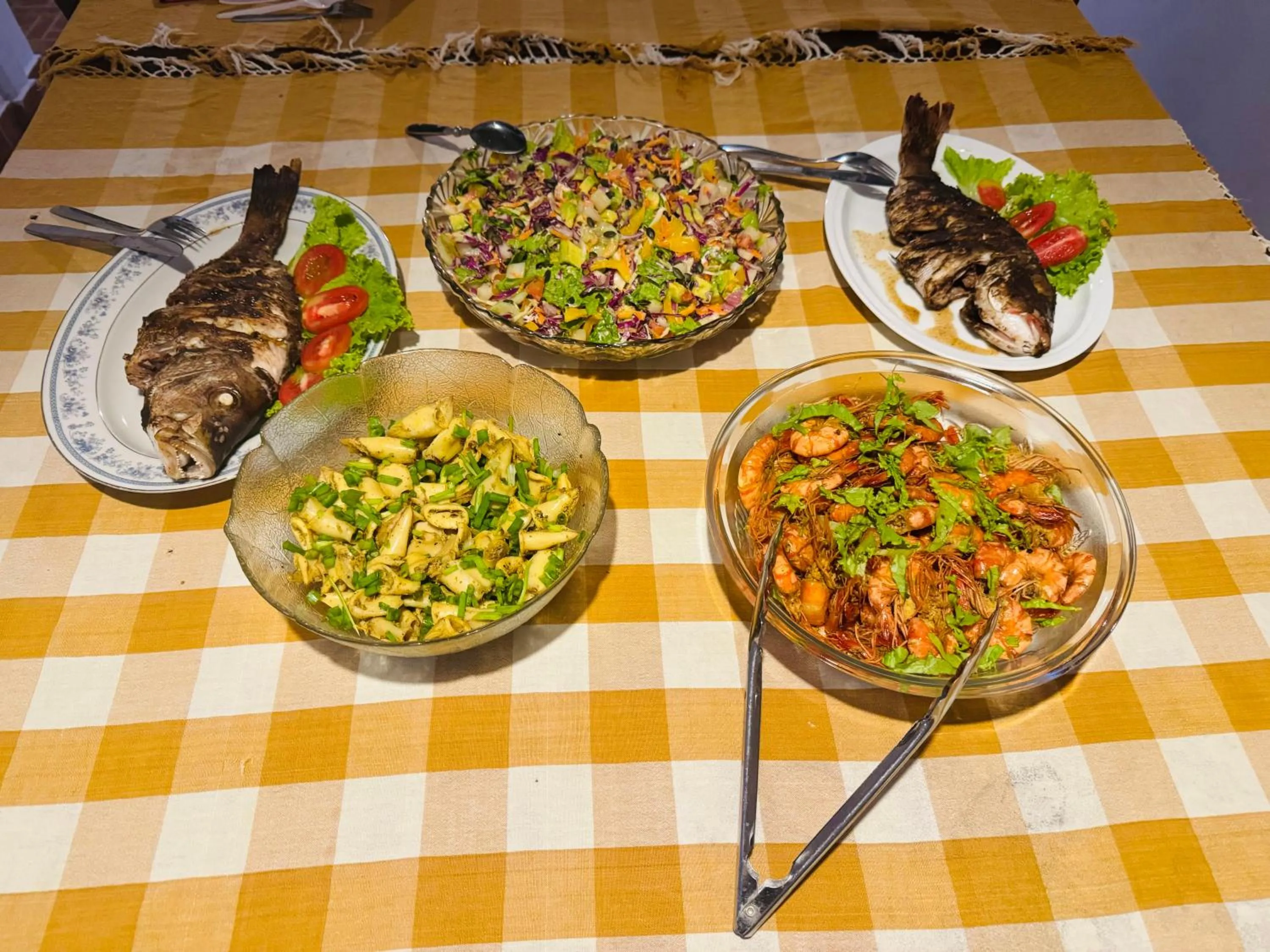 Dinner in Shanthi Boutique Villa