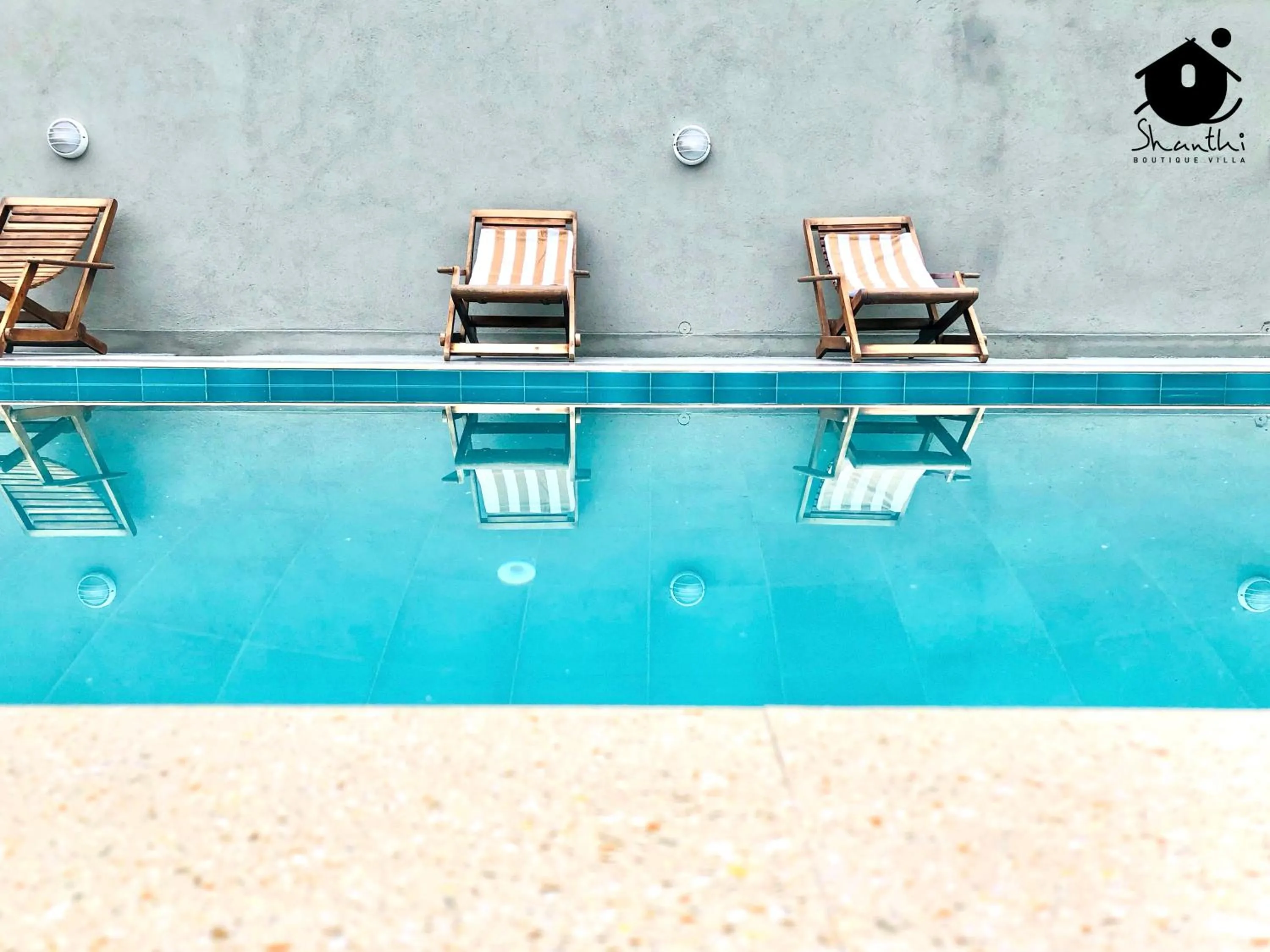 Swimming pool in Shanthi Boutique Villa