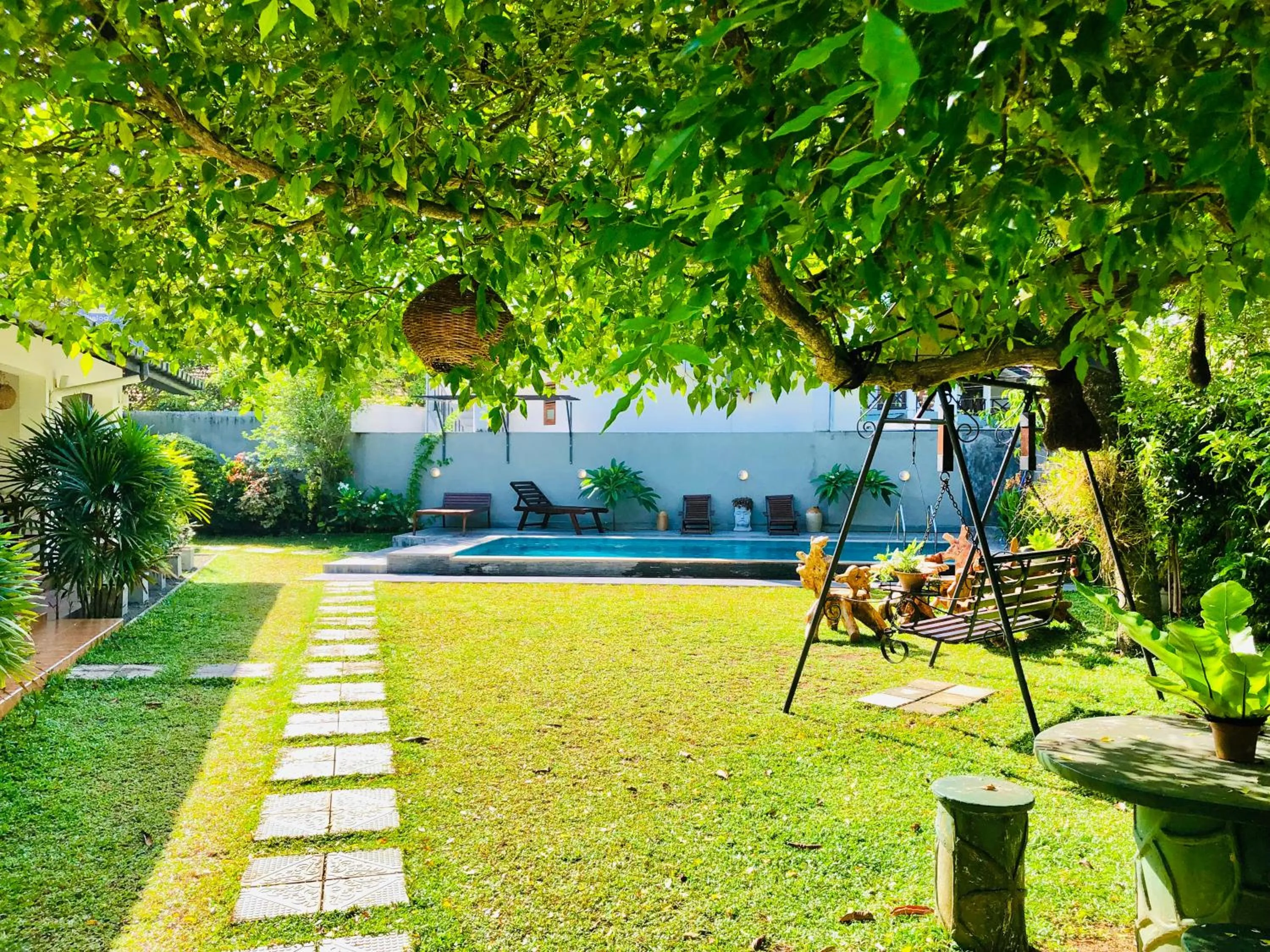 Garden in Shanthi Boutique Villa