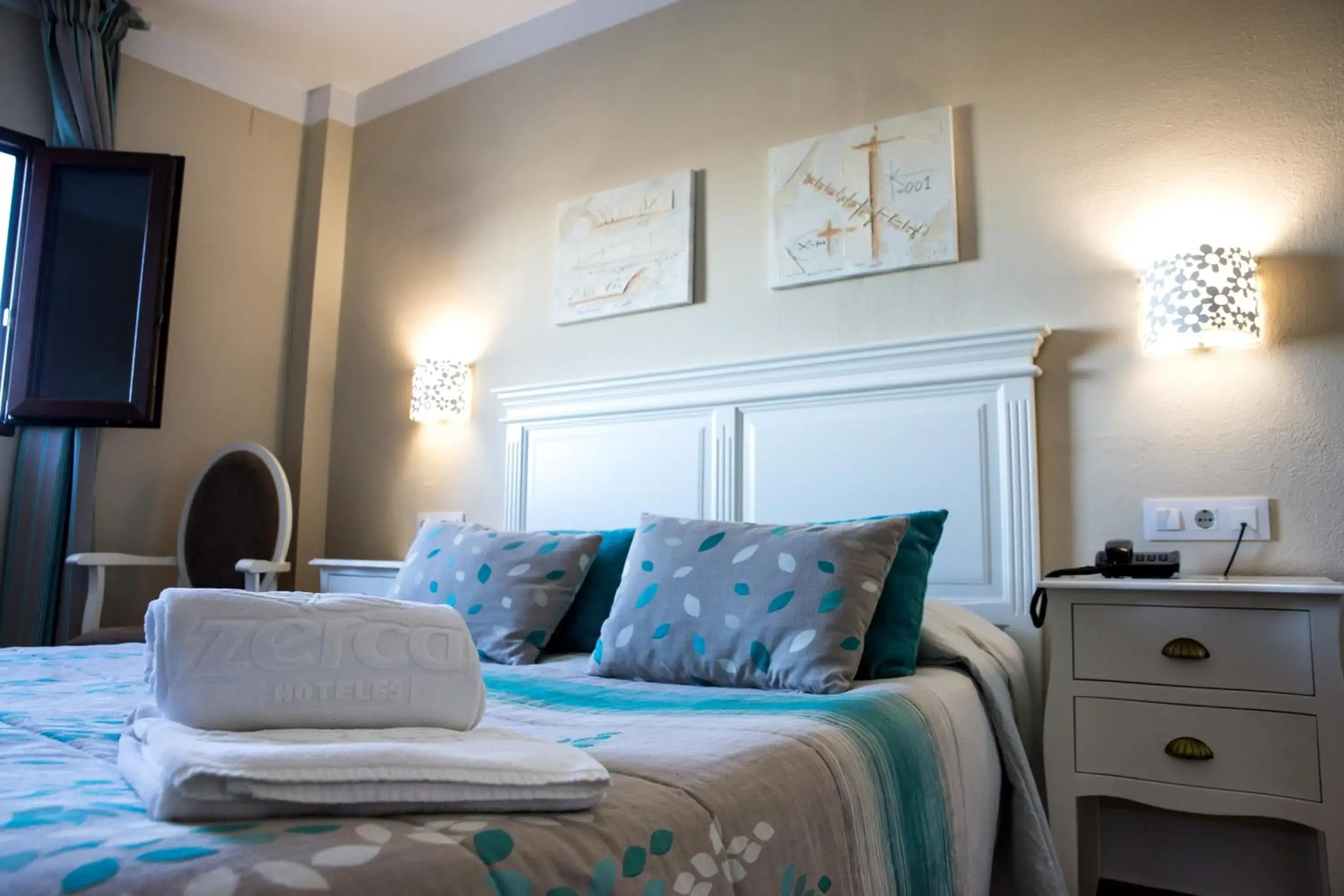 Decorative detail, Bed in Hotel Zuhayra Decorative detail, Bed in Hotel Zuhayra