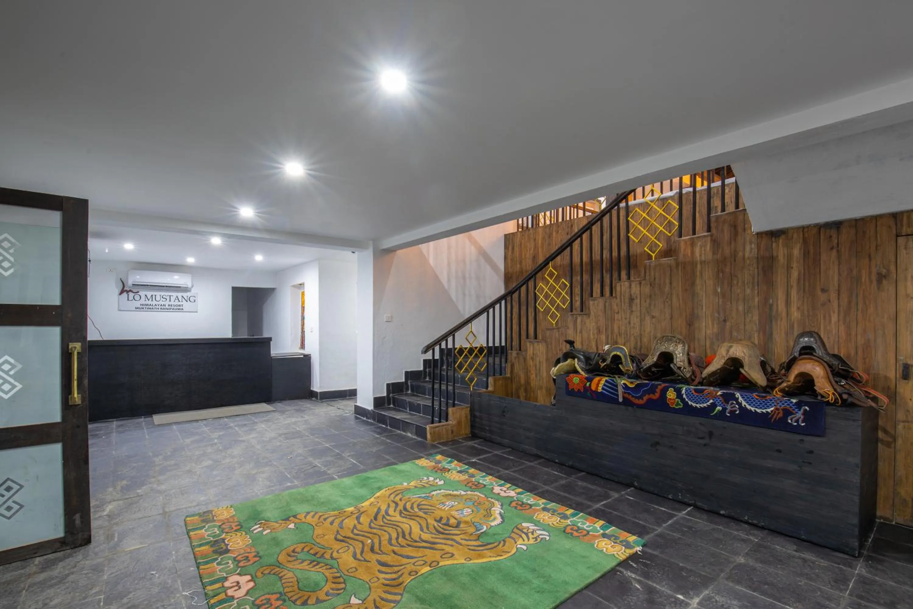 Lobby or reception in Lo Mustang Himalayan Resort