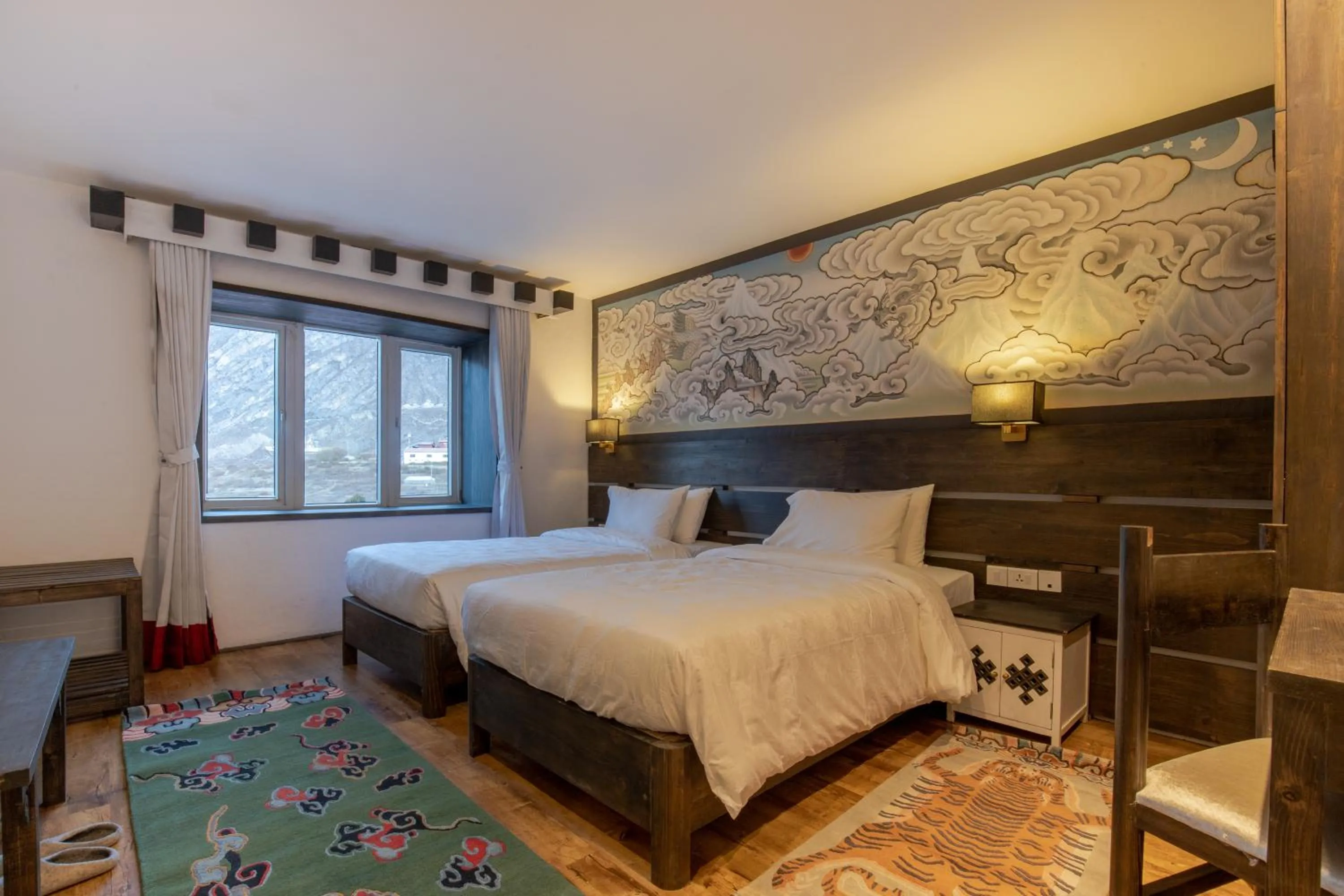 Photo of the whole room, Bed in Lo Mustang Himalayan Resort