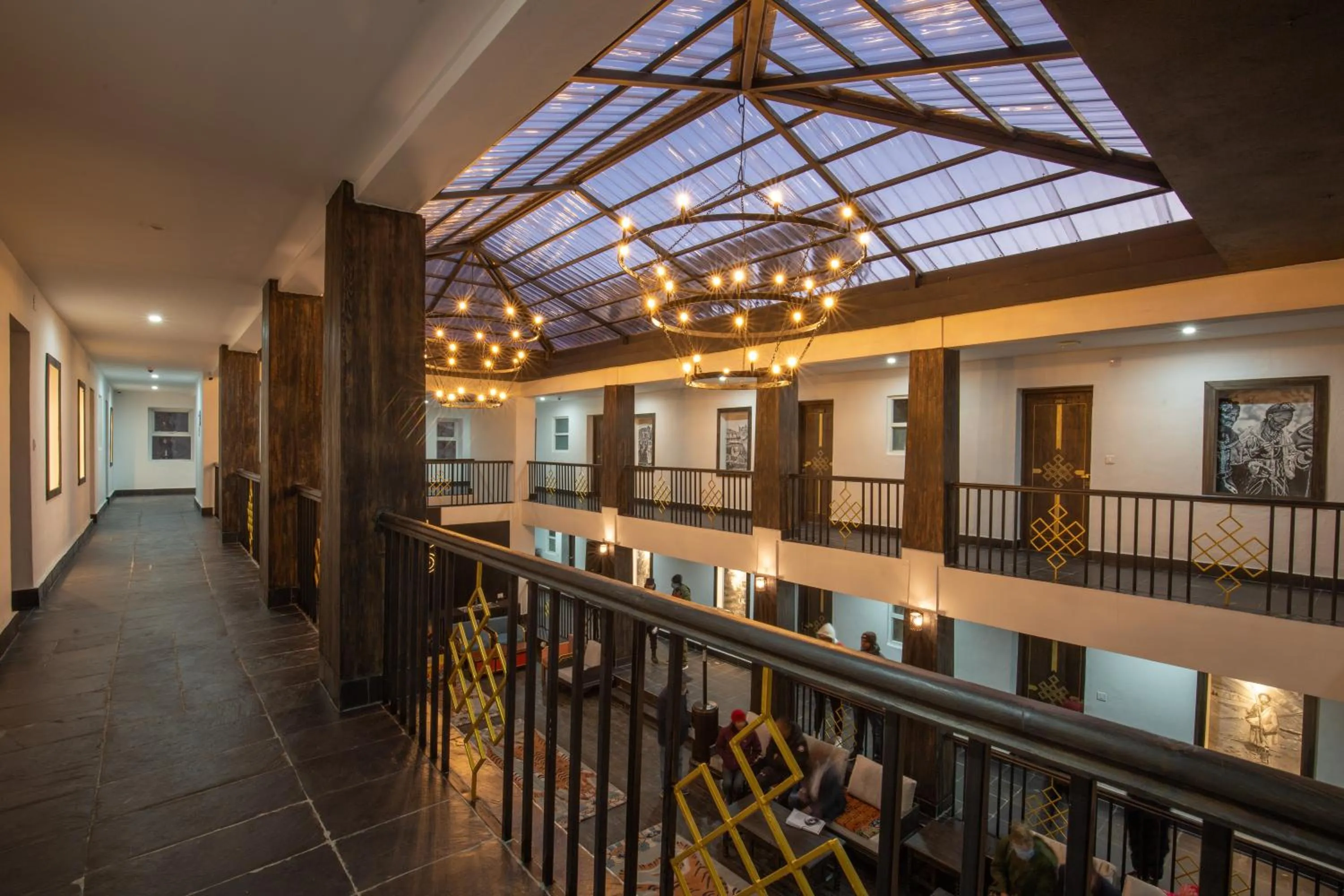 Decorative detail in Lo Mustang Himalayan Resort