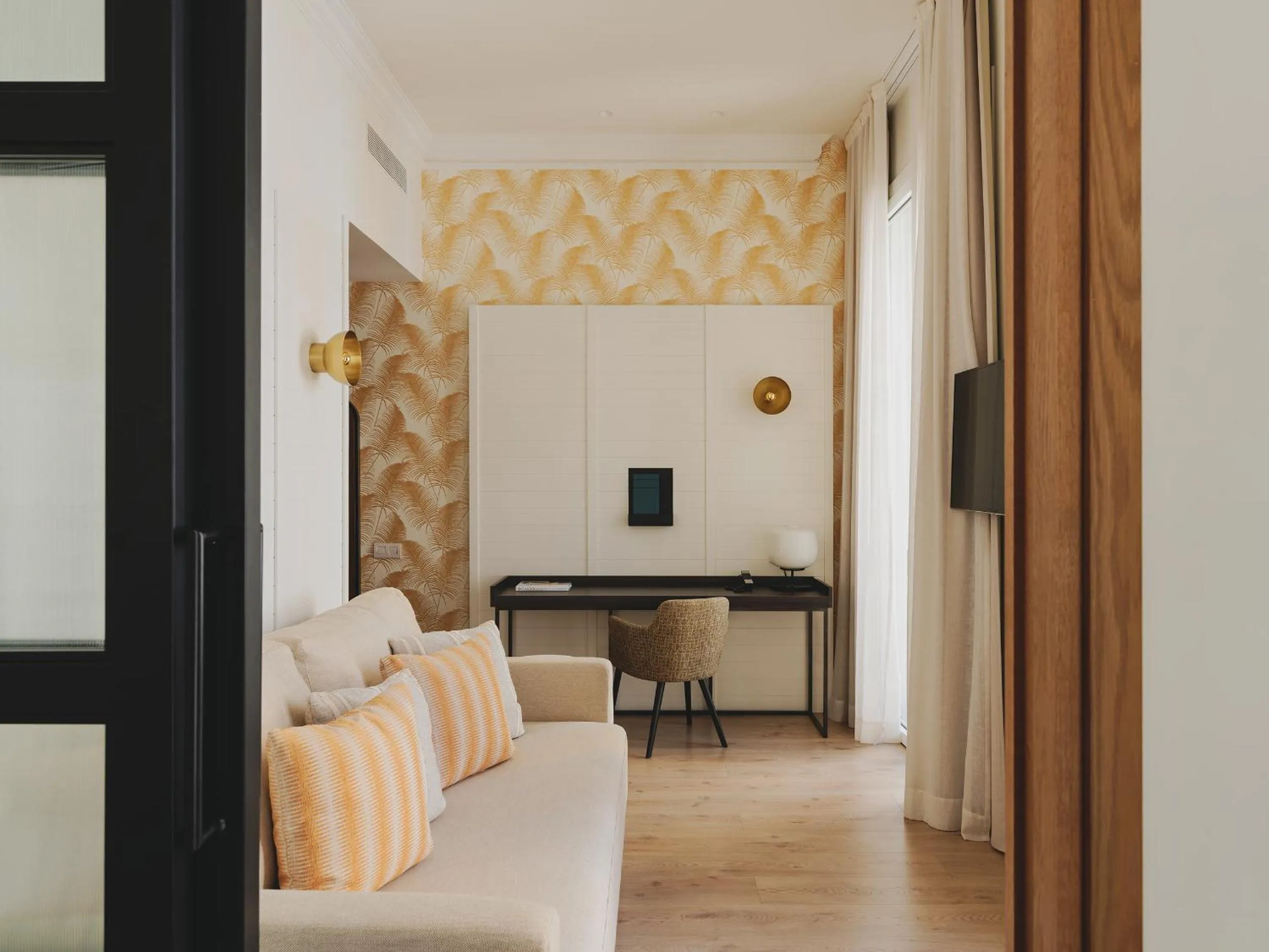 Living room, Bed in Molina Lario