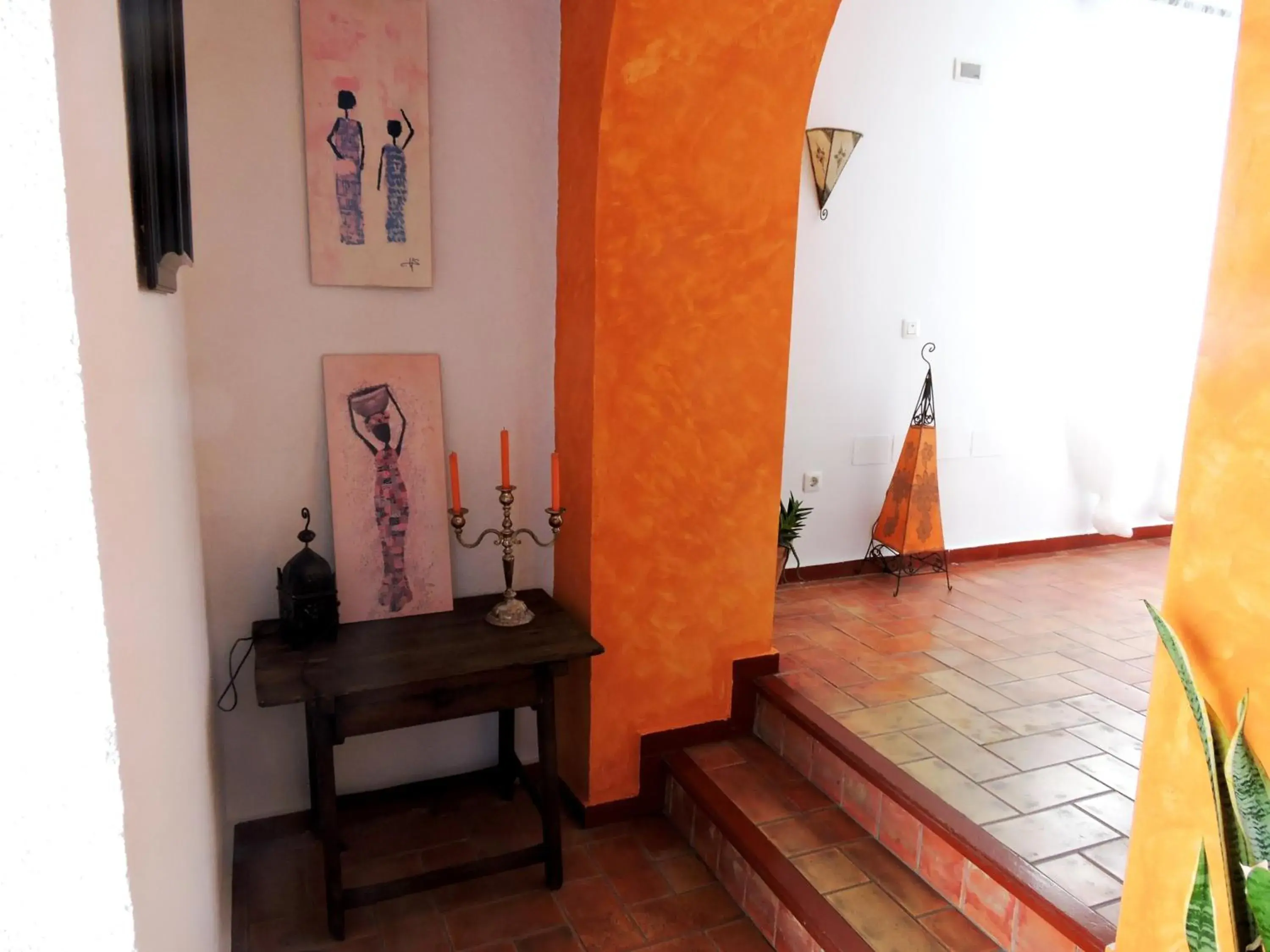 Decorative detail, Bed in Hotel La Fonda del Califa Decorative detail, Bed in Hotel La Fonda del Califa