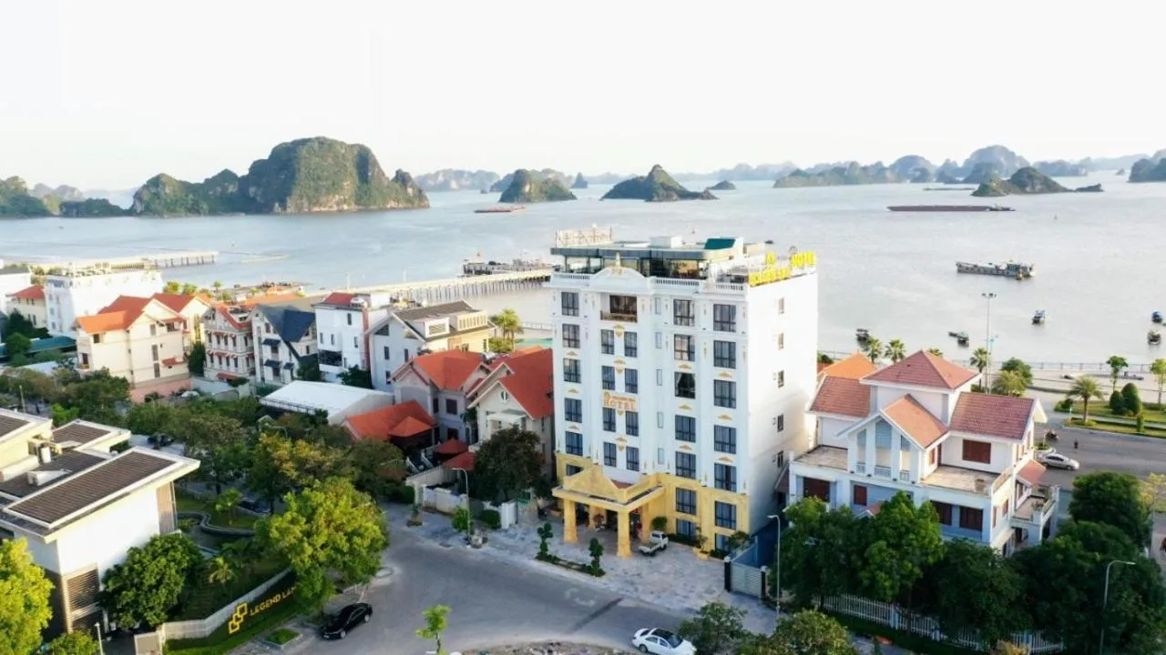 Bird's eye view in Golden Sea HaLong Hotel