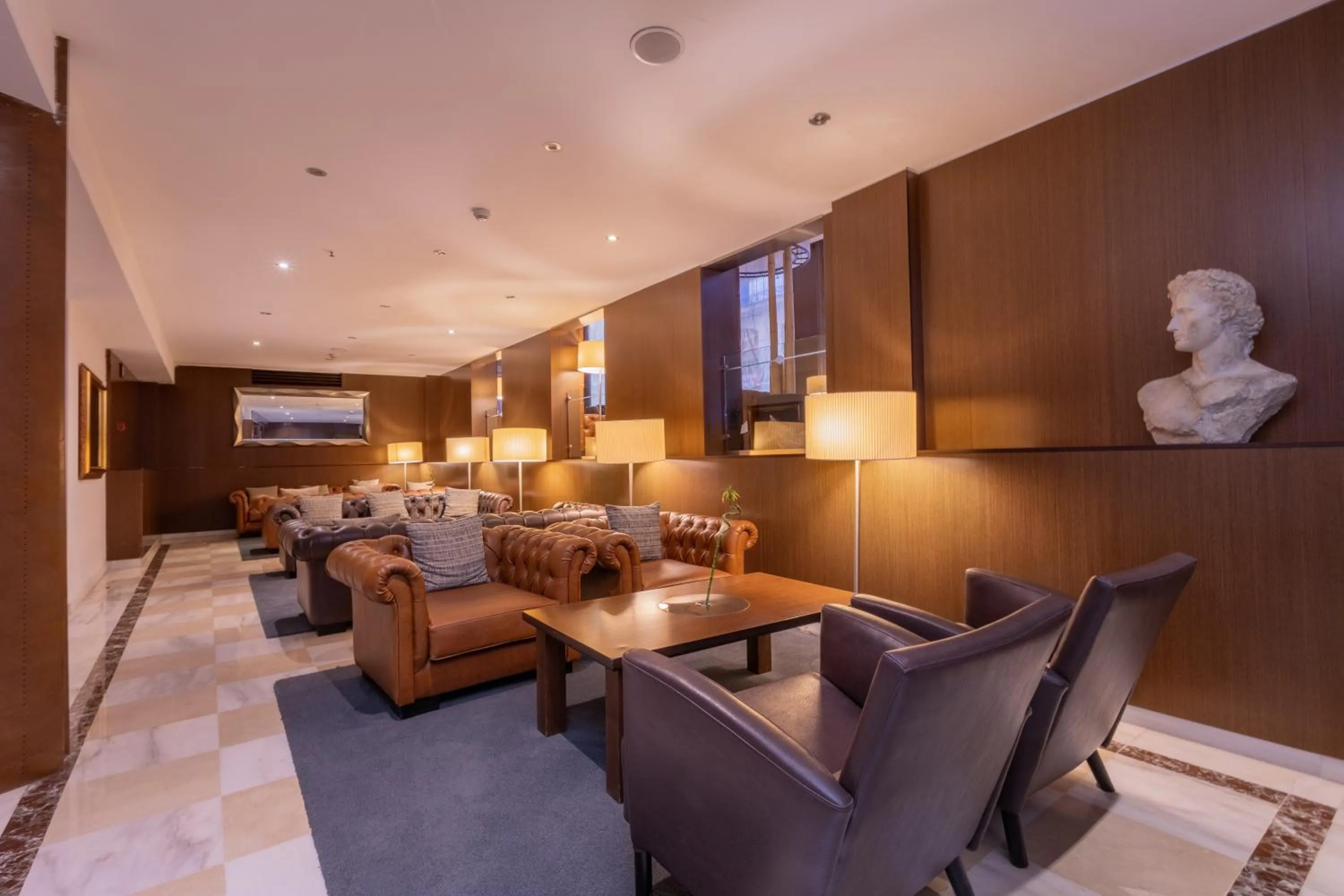 Living room in Gran Hotel Barcino