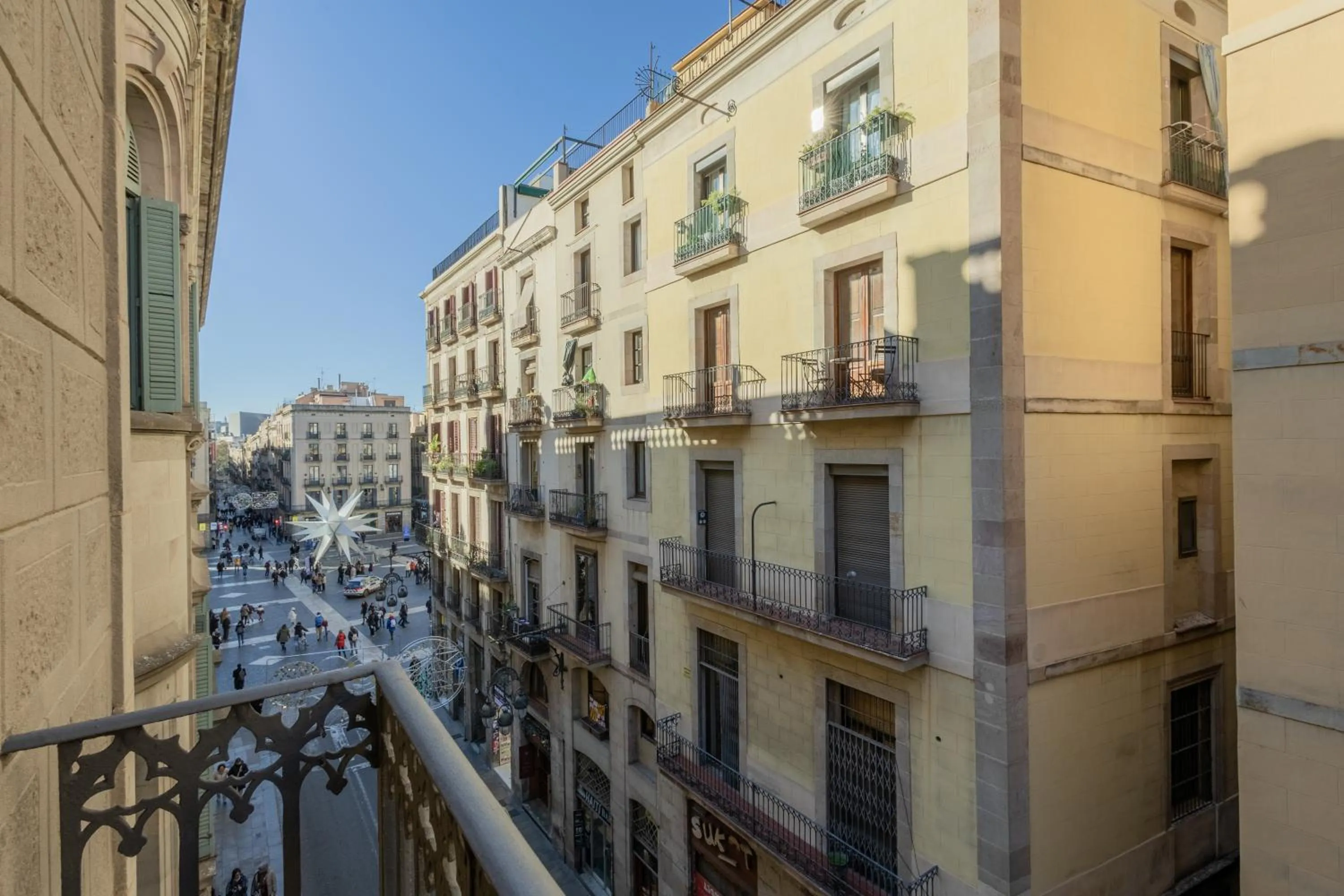 City view in Gran Hotel Barcino