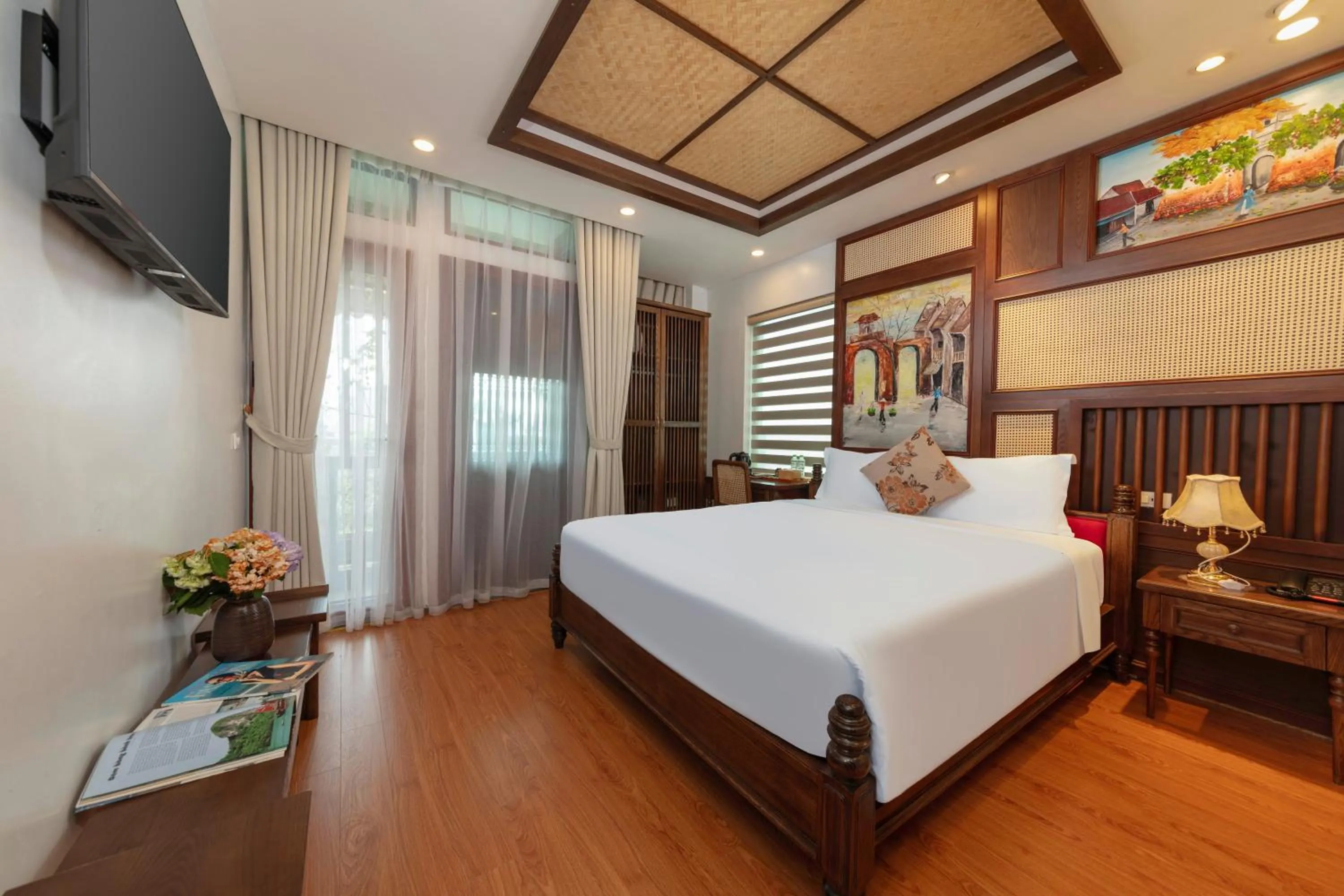 Bed in Veshia Hotel & Spa