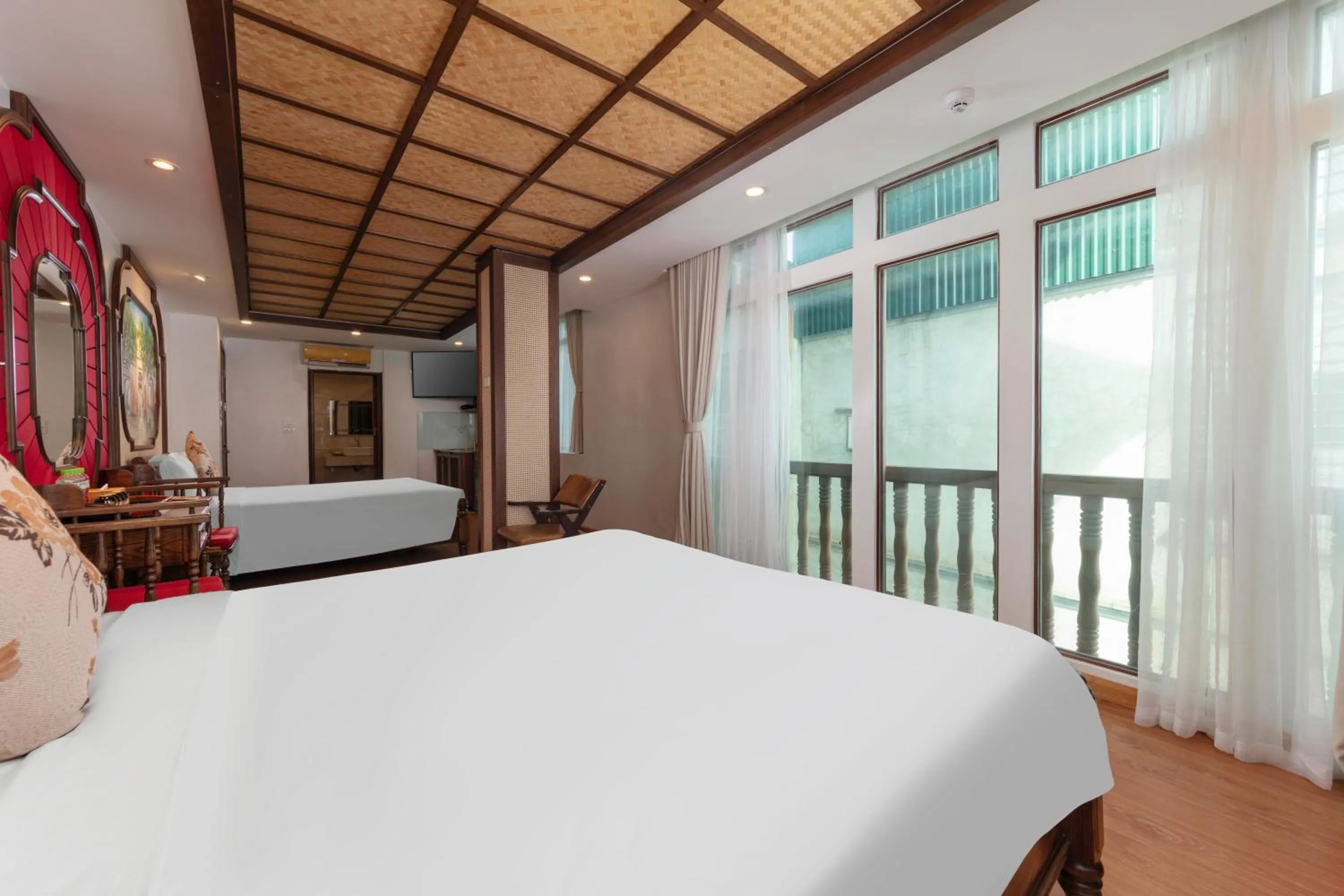 Bed in Veshia Hotel & Spa