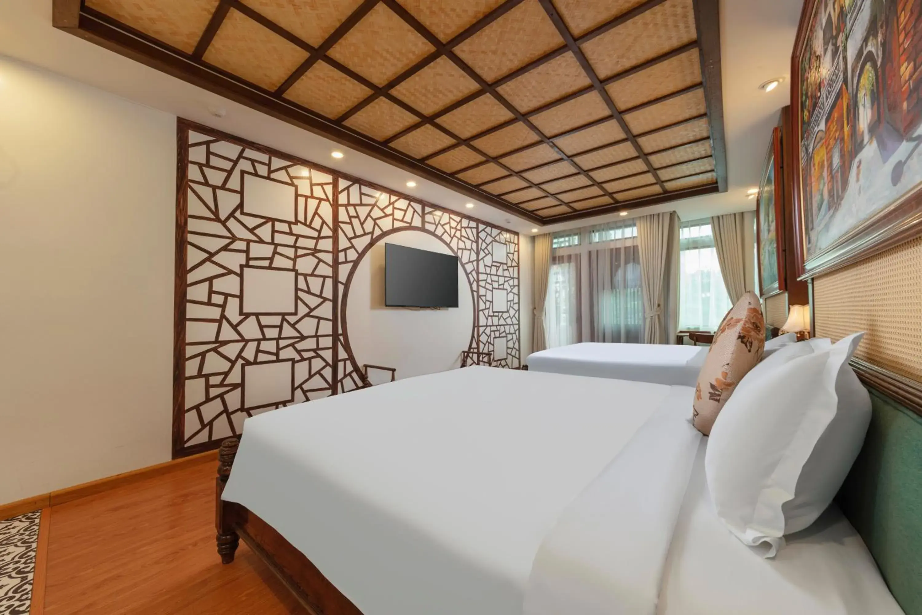 Bed in Veshia Hotel & Spa Bed in Veshia Hotel & Spa