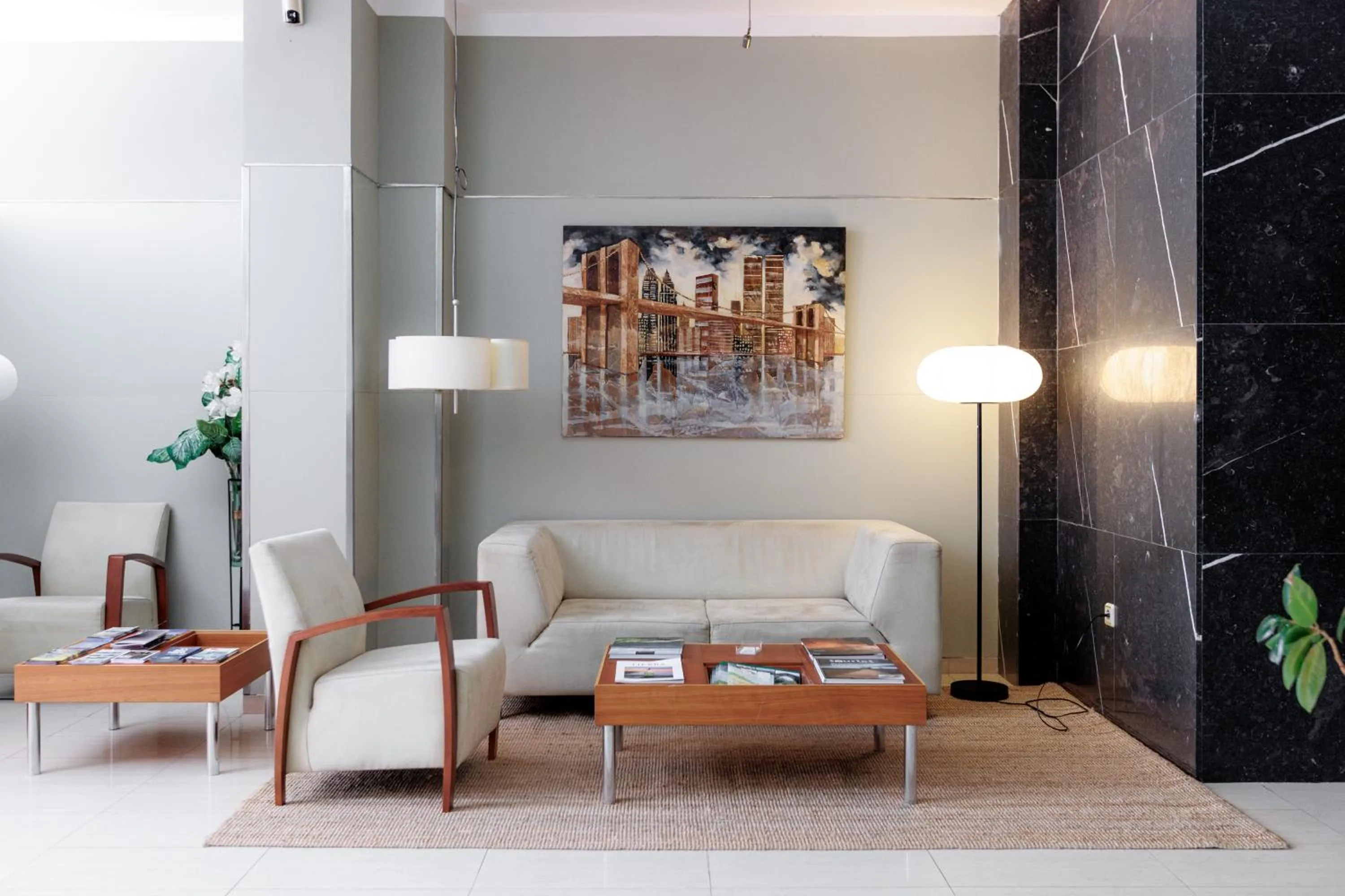 Lobby or reception in Hotel Ciudad Cangas de Onis