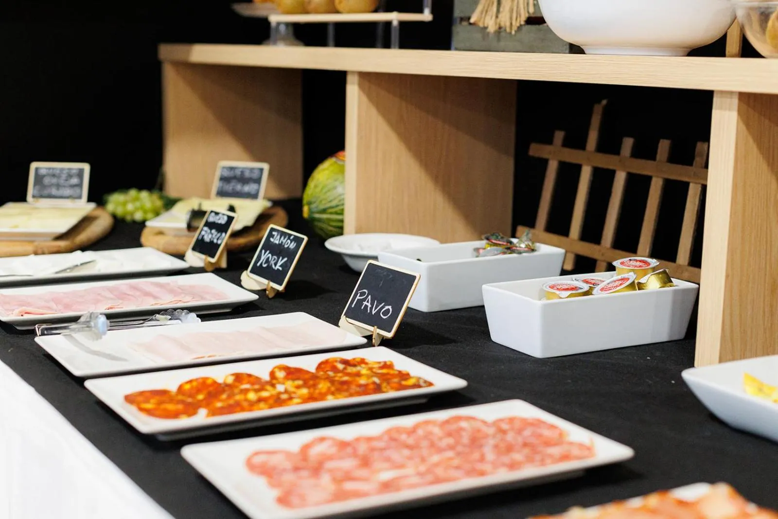 Buffet breakfast in Hotel Ciudad Cangas de Onis