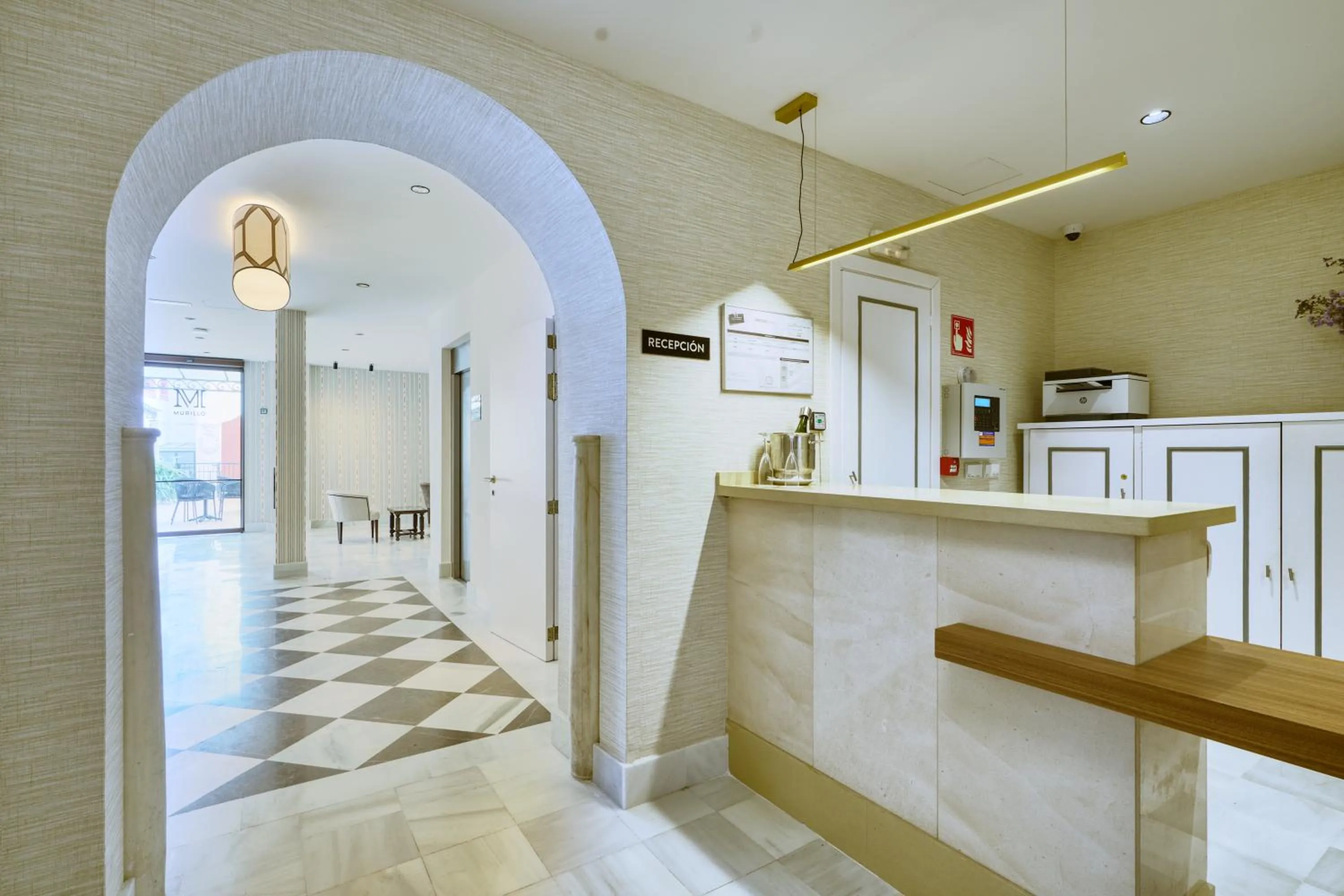 Lobby or reception in Hotel Murillo Reinoso