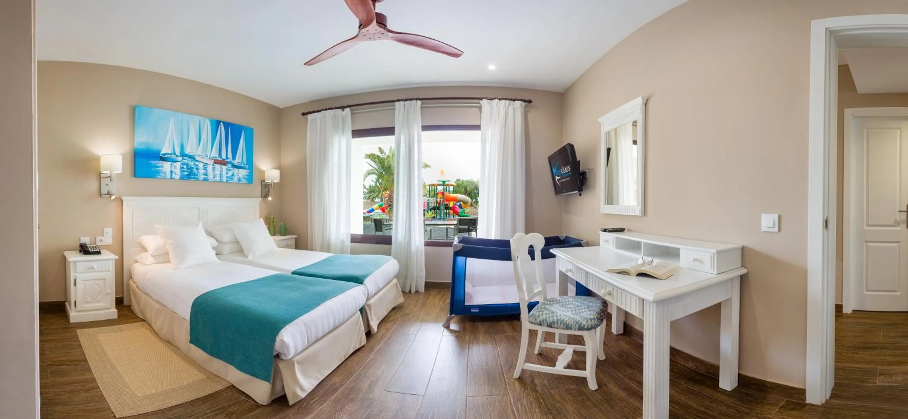 Bed in Vitalclass Lanzarote Resort