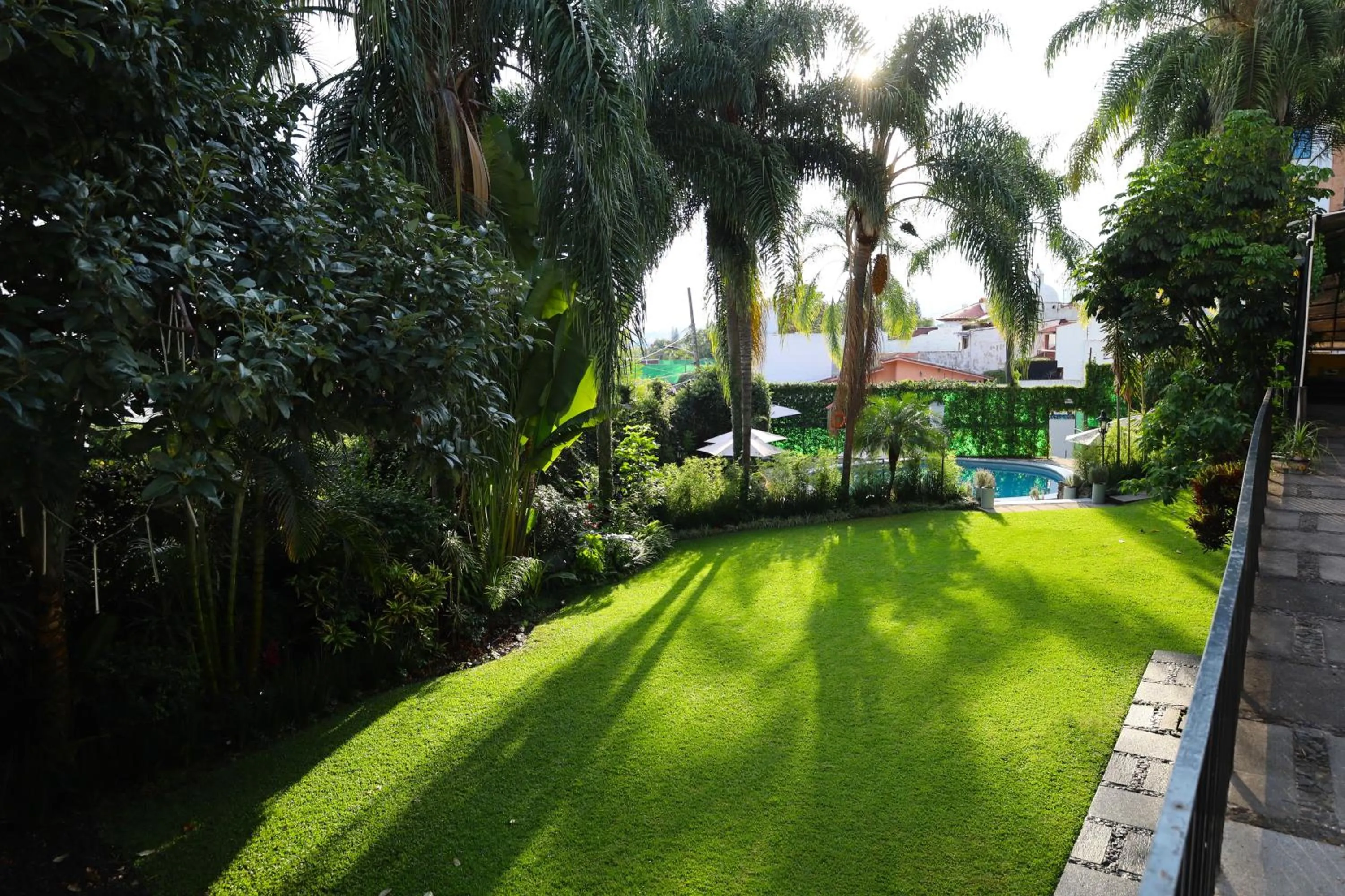 Garden view in Hotel Grand Vista Cuernavaca