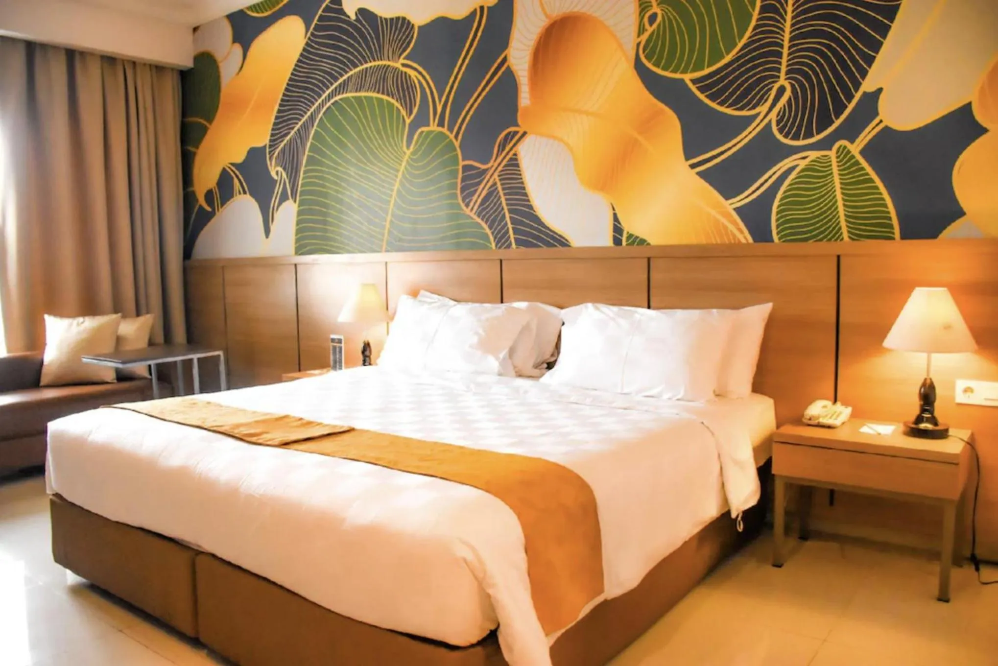 Bed in The Green Peak, ARTOTEL Curated