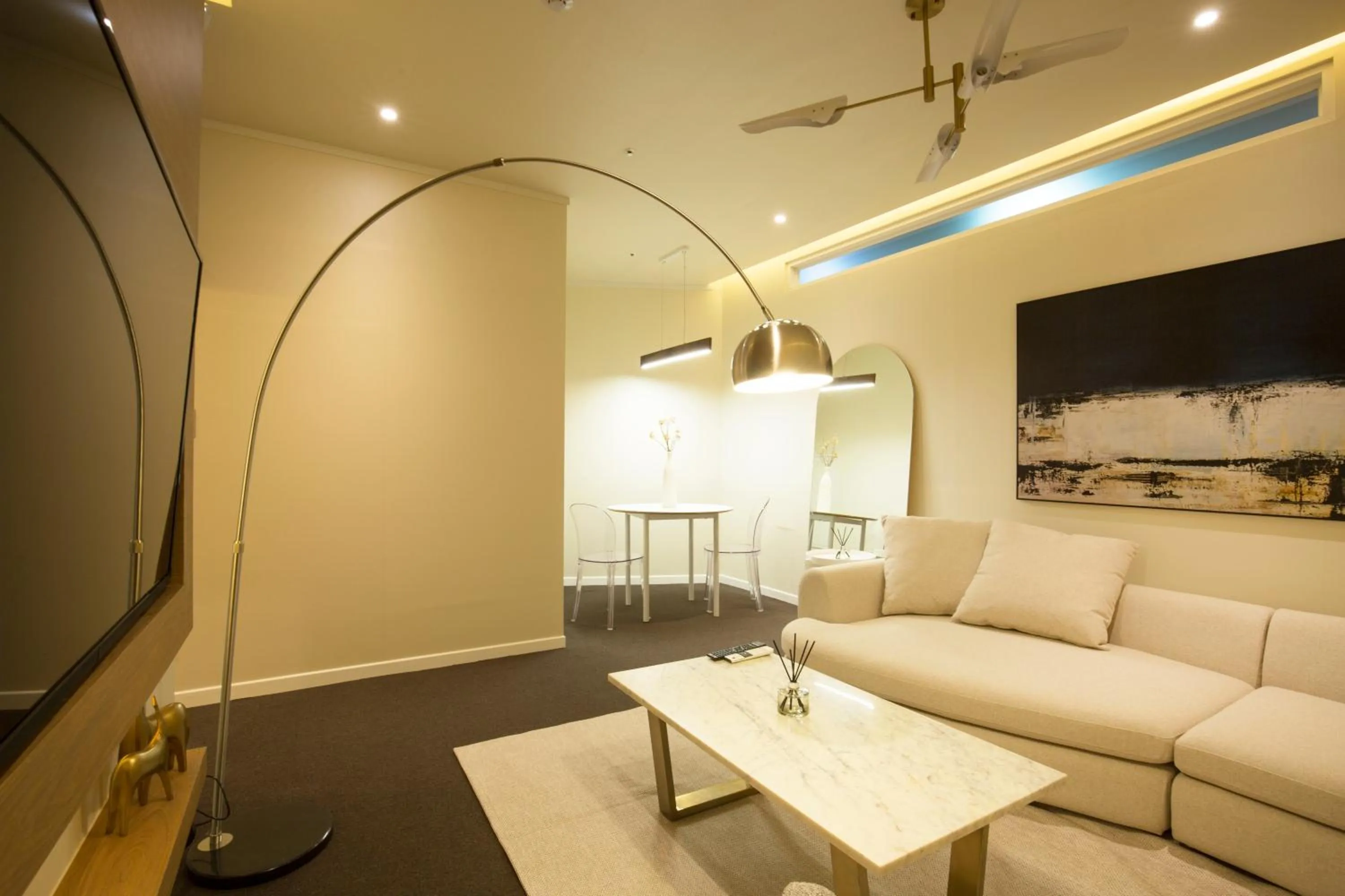 Living room in UH Suite The Haeundae