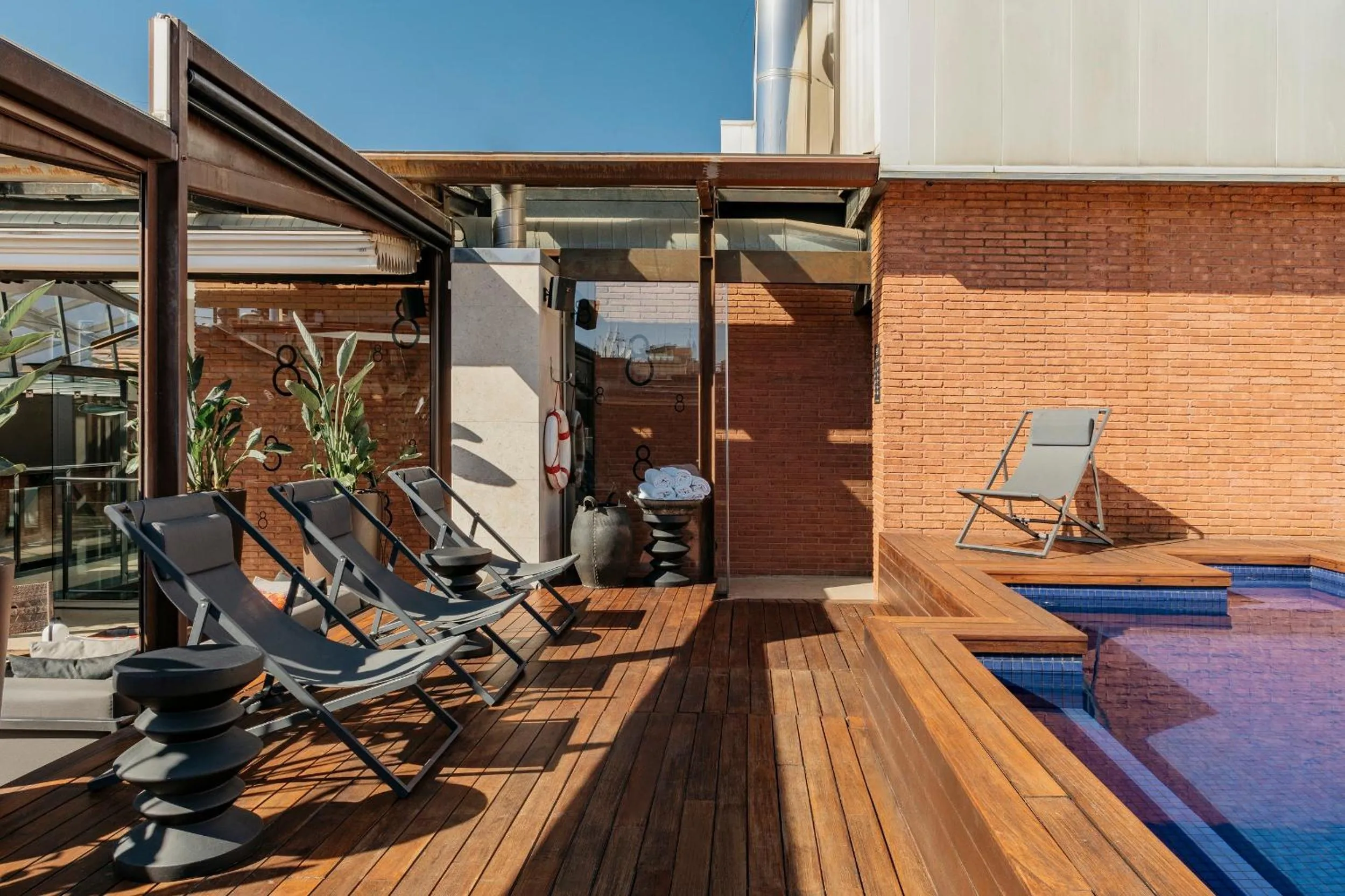Balcony/Terrace in Hotel Granados 83, a member of Preferred Hotels & Resorts