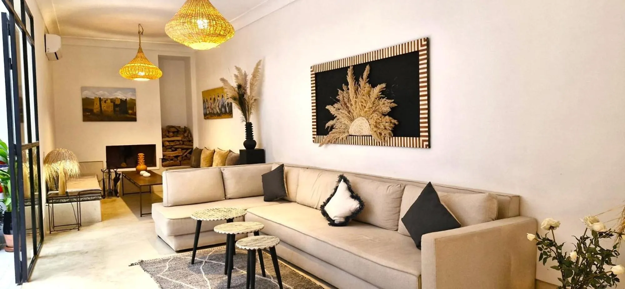 Living room in RIAD 48 & SPA