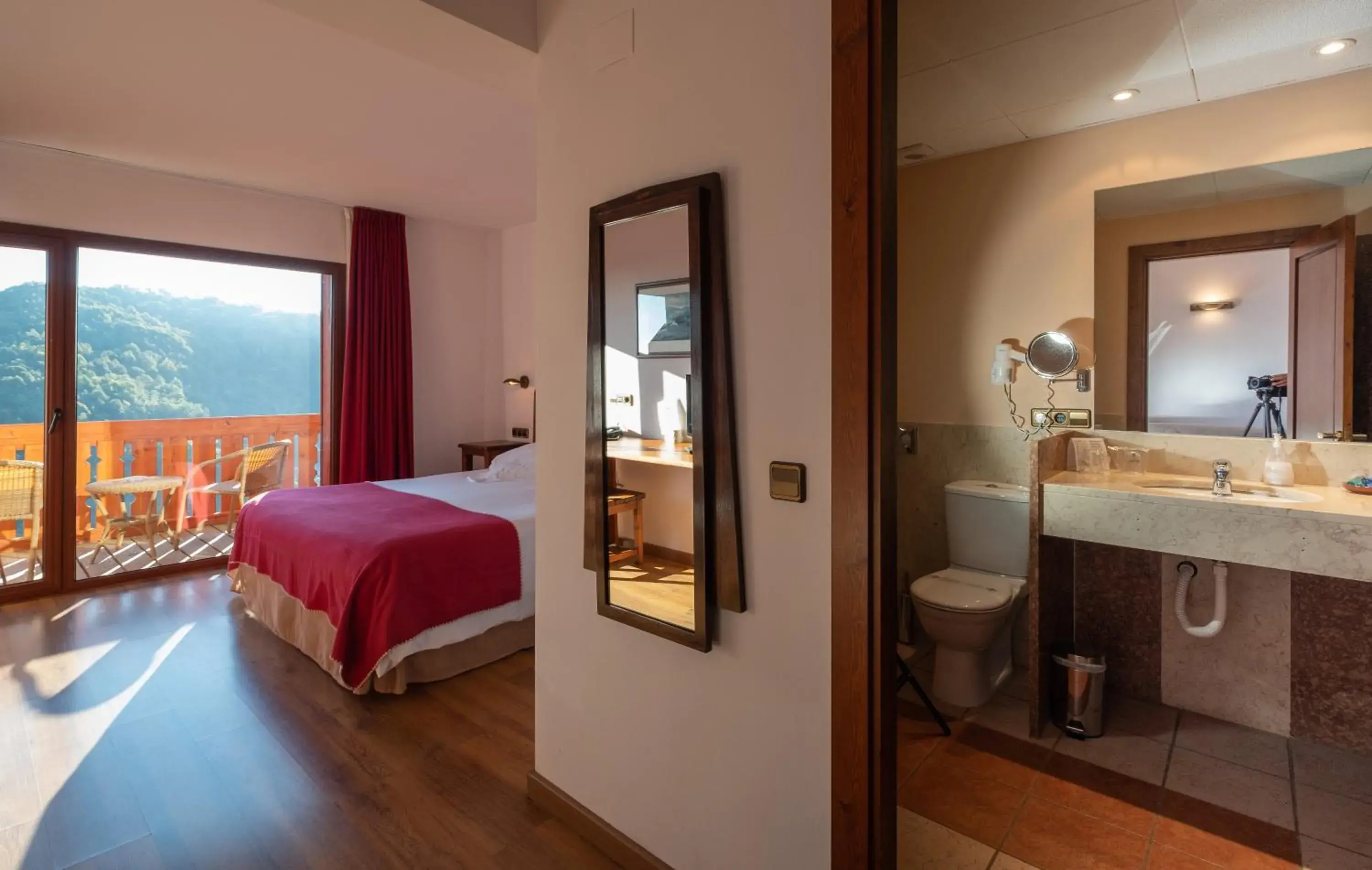 Natural landscape, Bed in Hotel Calitxo Natural landscape, Bed in Hotel Calitxo