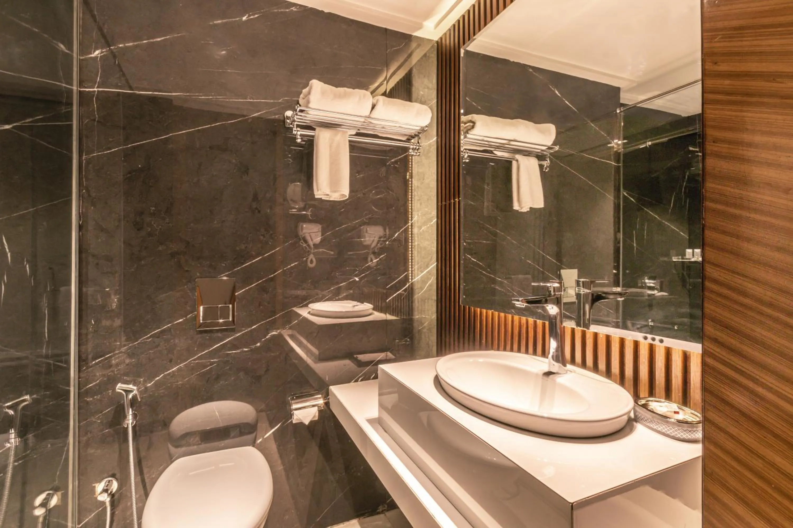 Bathroom in Amritara Kirpa, Amritsar