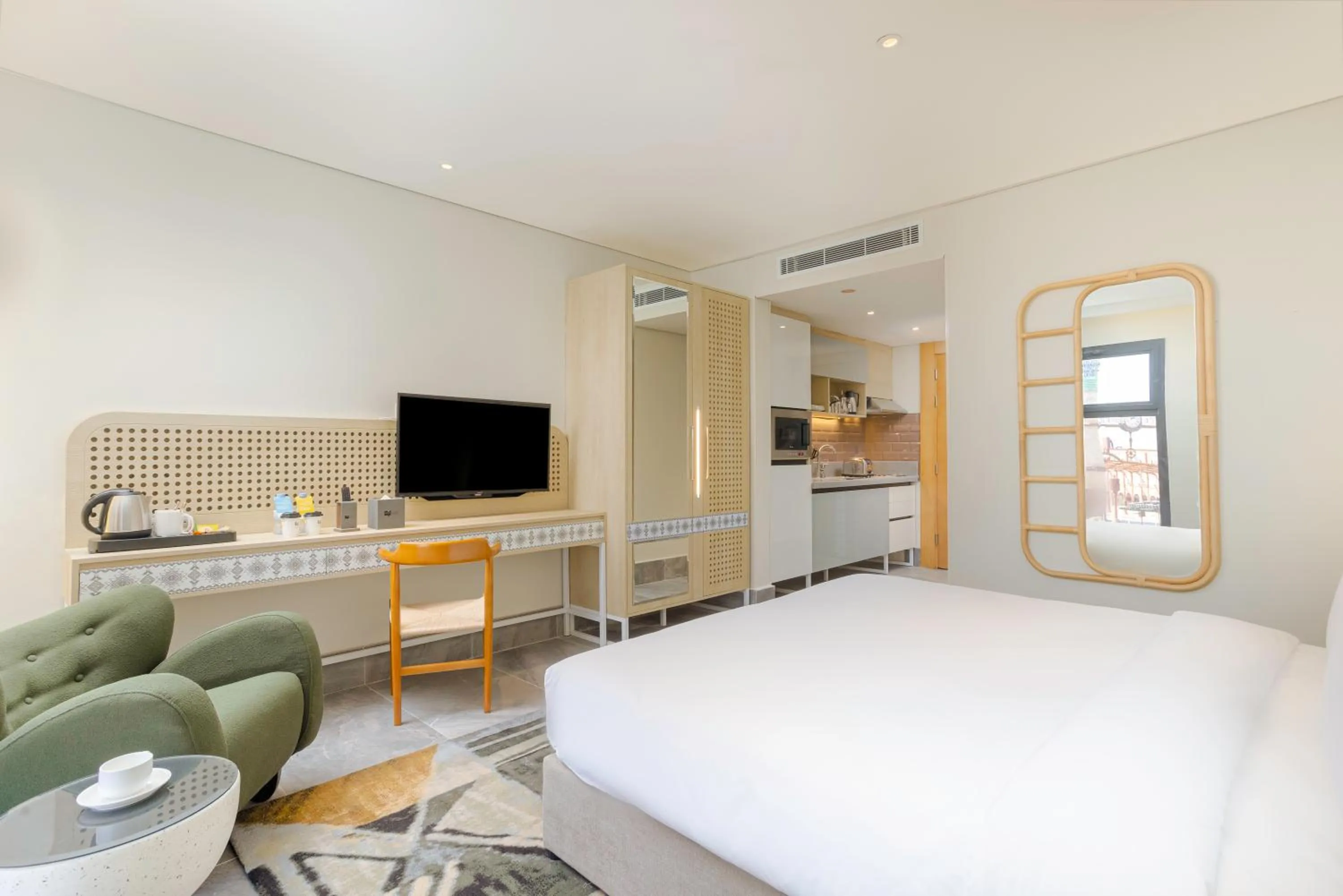 Photo of the whole room, Bed in Ewaa Express Hotel - Al Shati