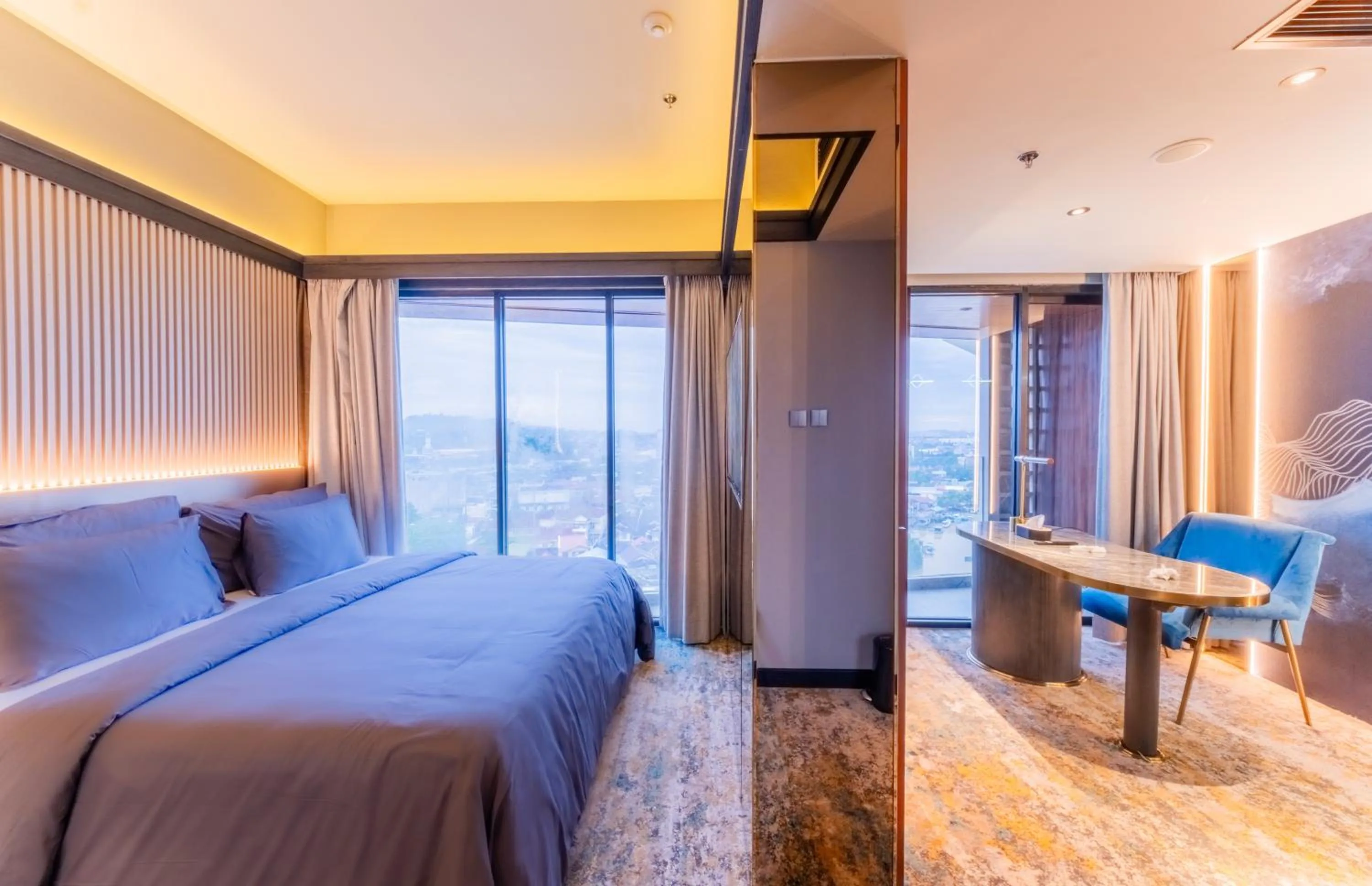 Bed in Pentacity Hotel Balikpapan