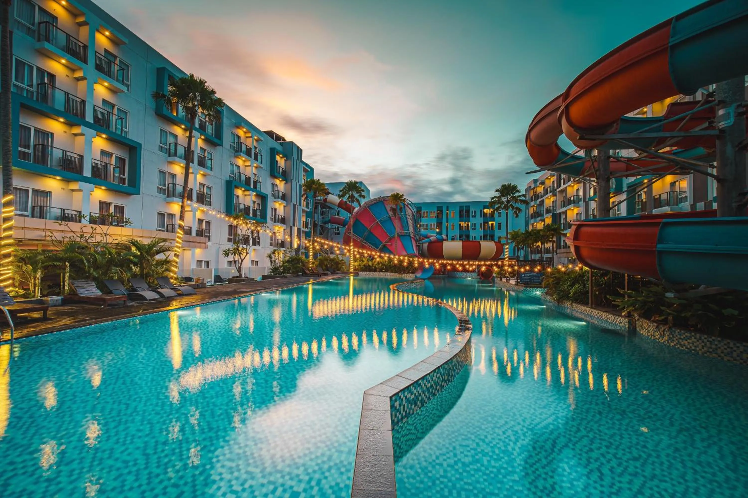 Aqua park in Pentacity Hotel Balikpapan