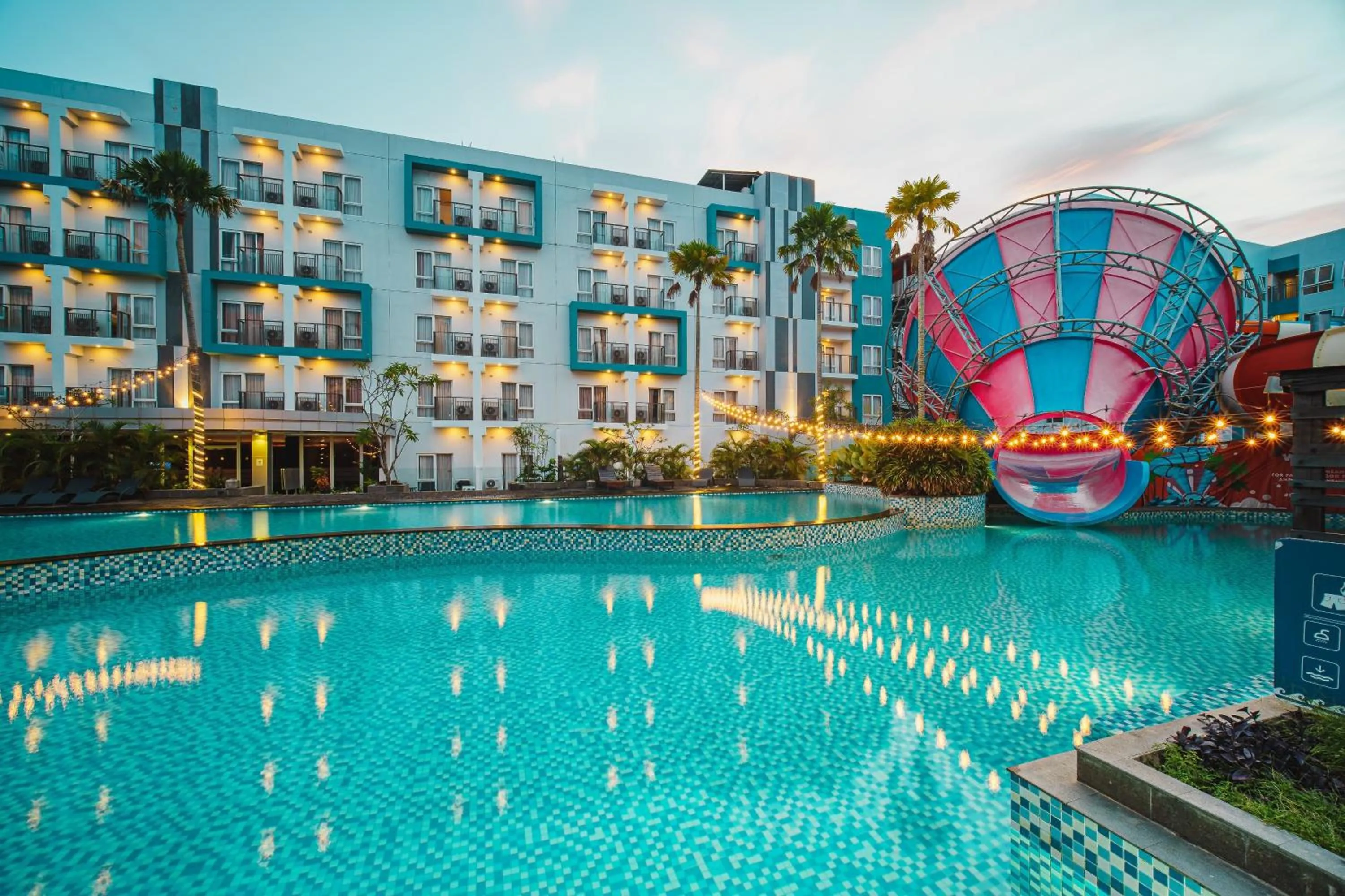 Aqua park in Pentacity Hotel Balikpapan