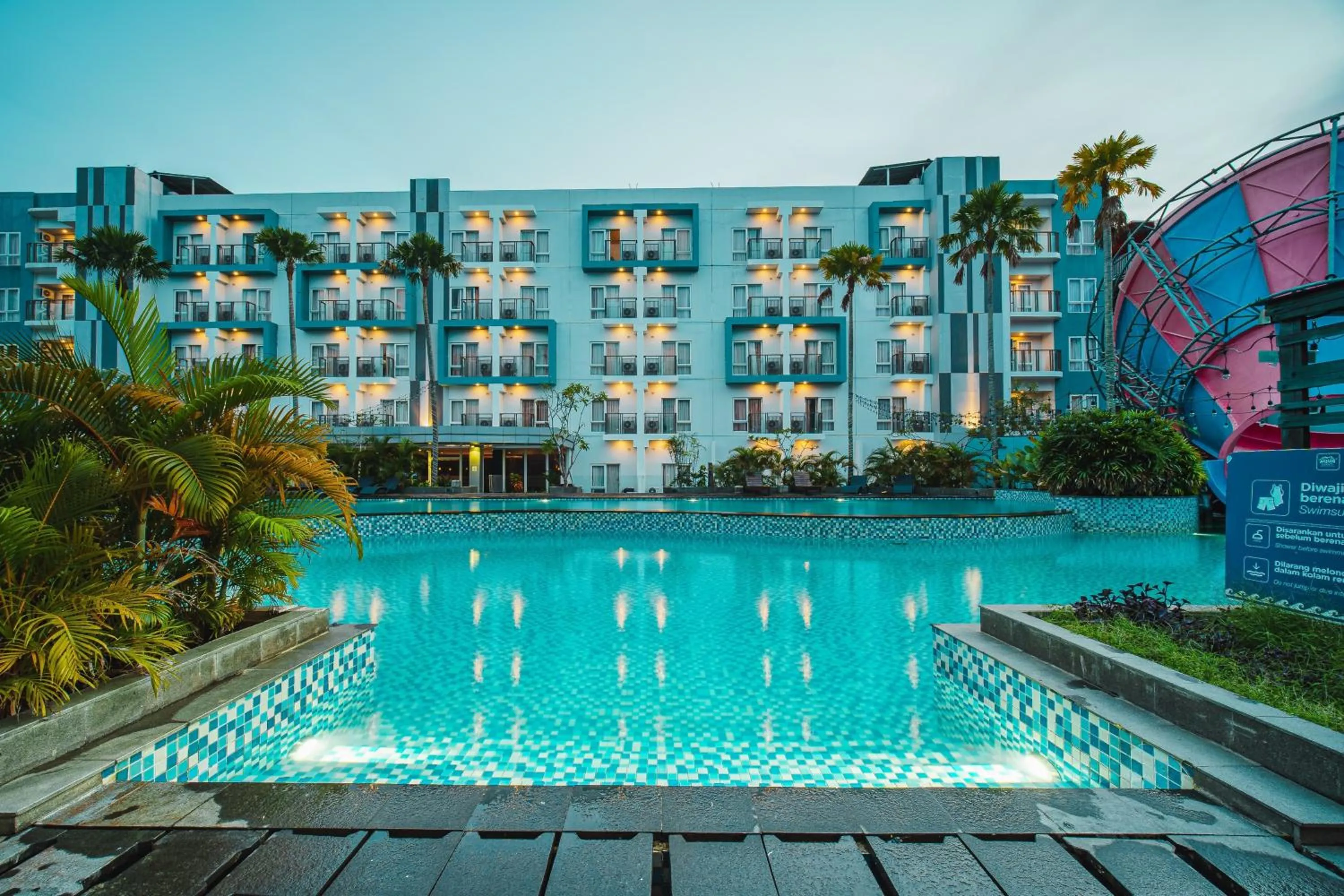 Aqua park in Pentacity Hotel Balikpapan