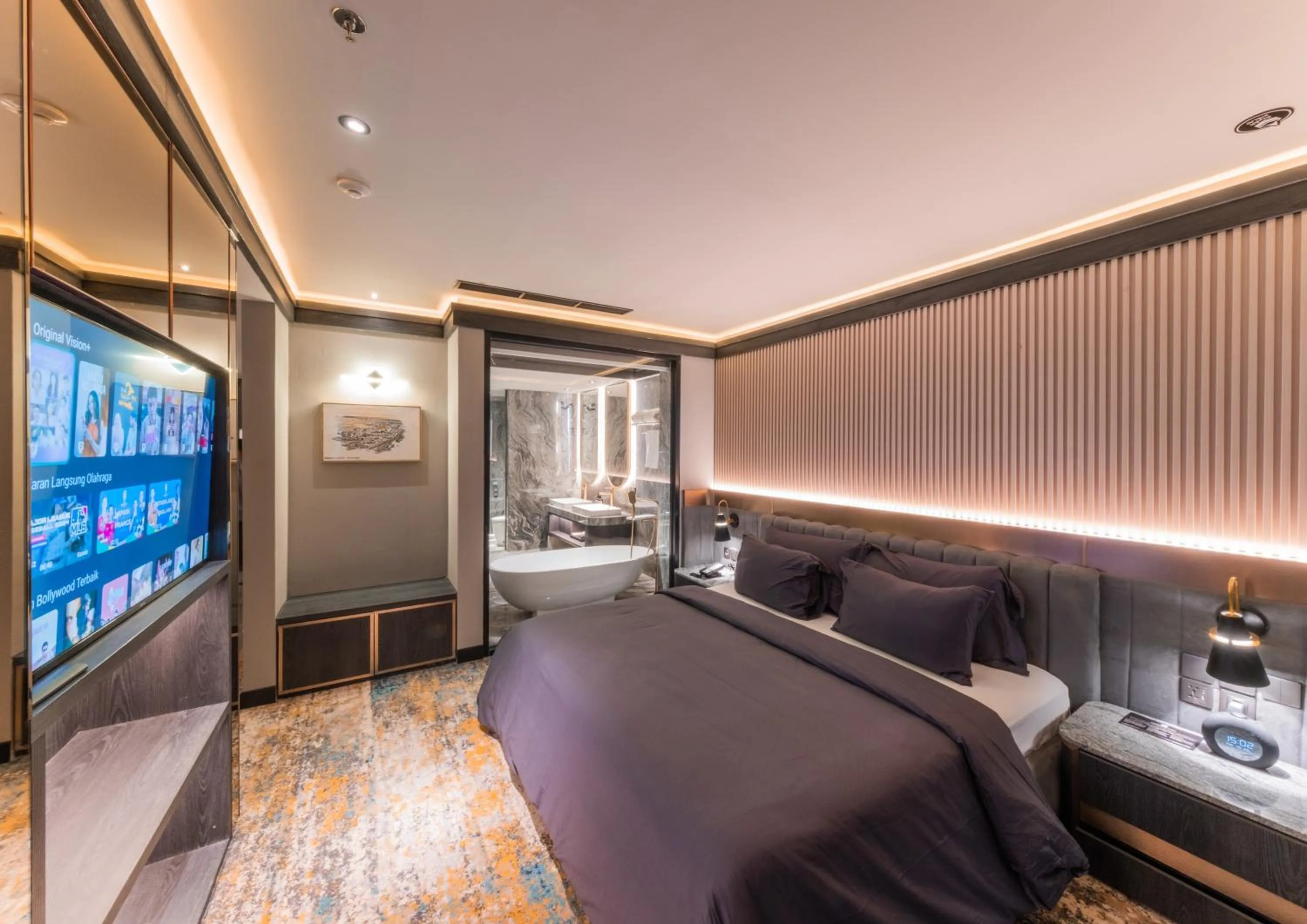 Bed in Pentacity Hotel Balikpapan