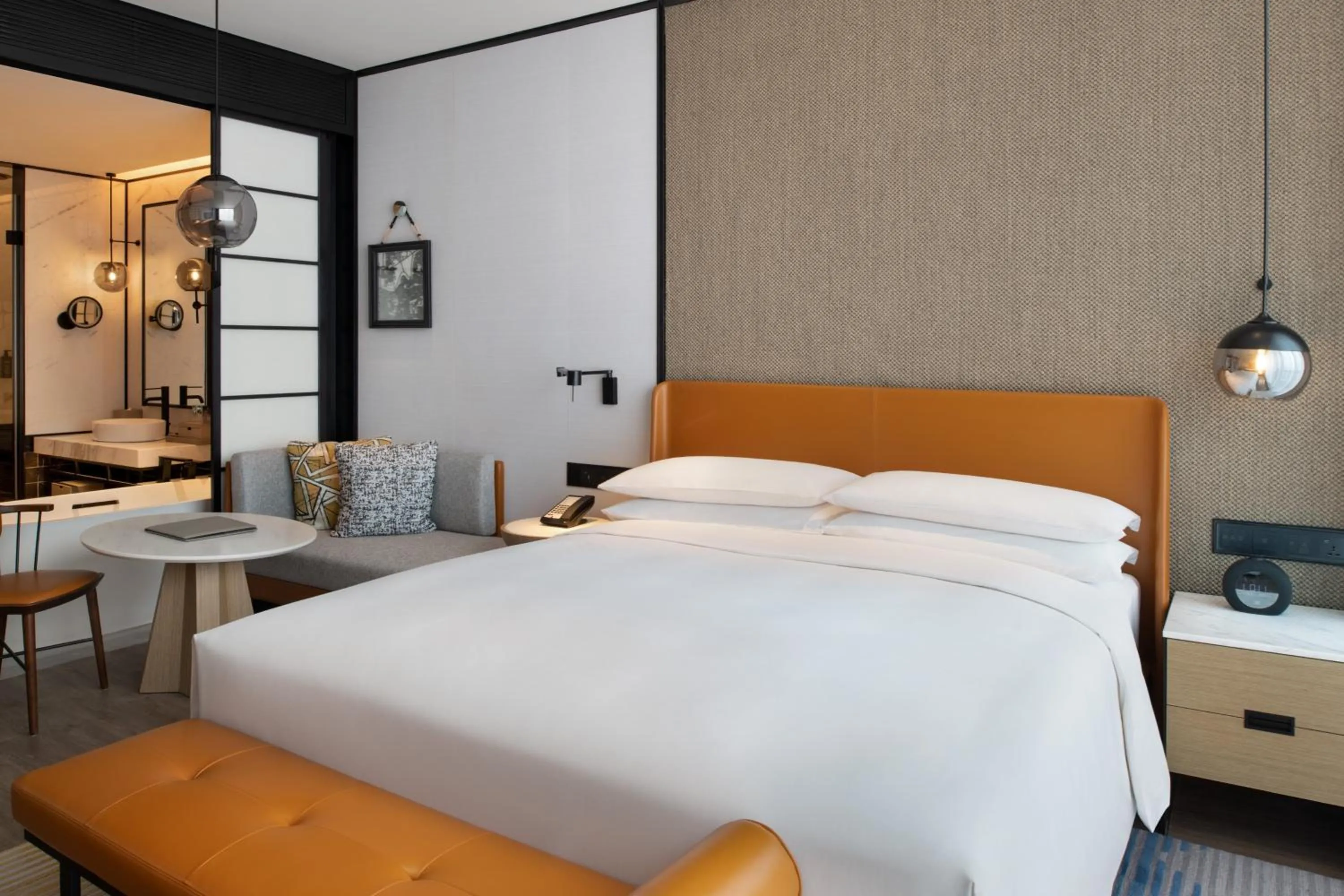 Bed in Sheraton Xi'an Chanba