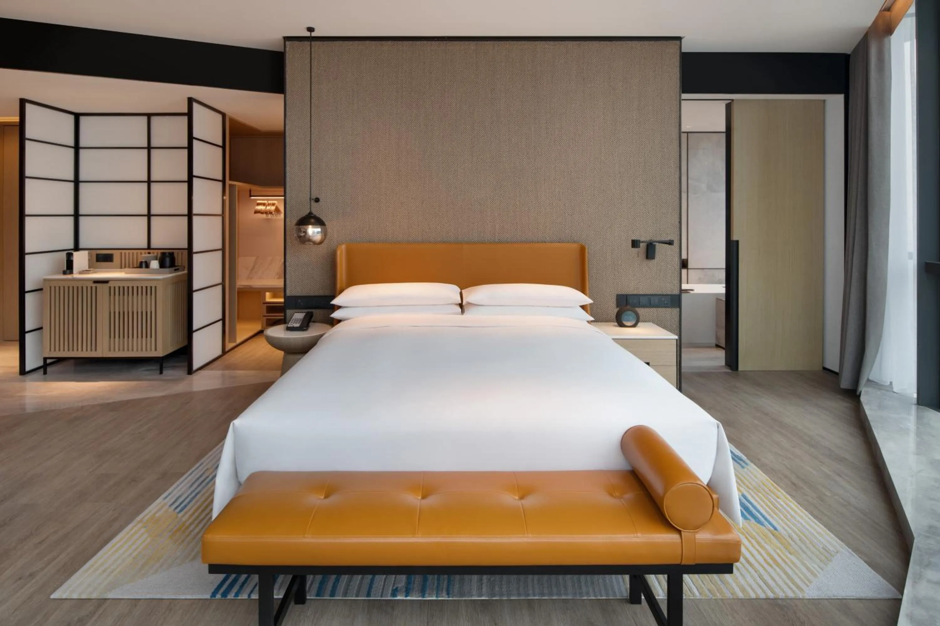 Bed in Sheraton Xi'an Chanba