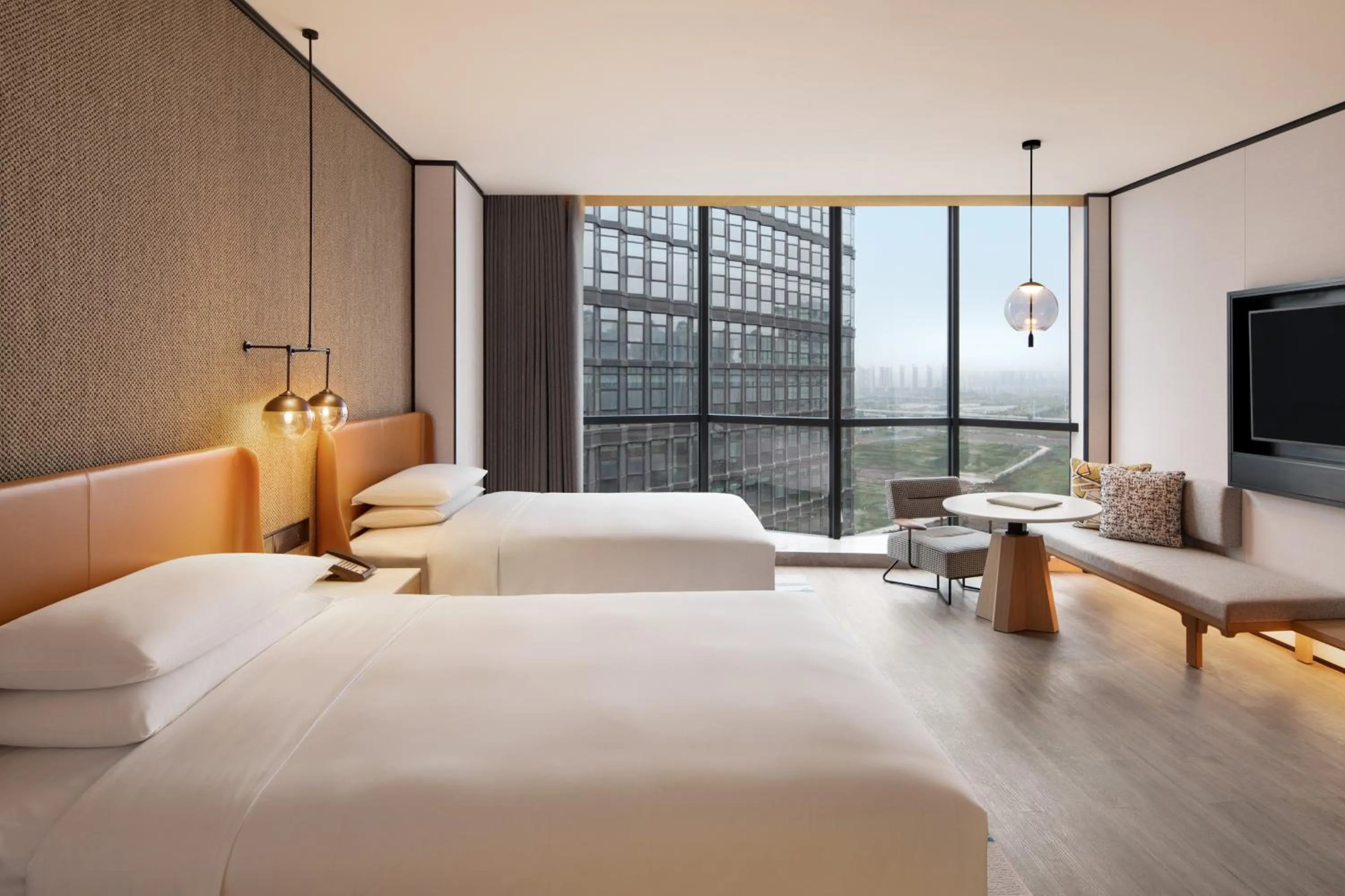 Bed in Sheraton Xi'an Chanba