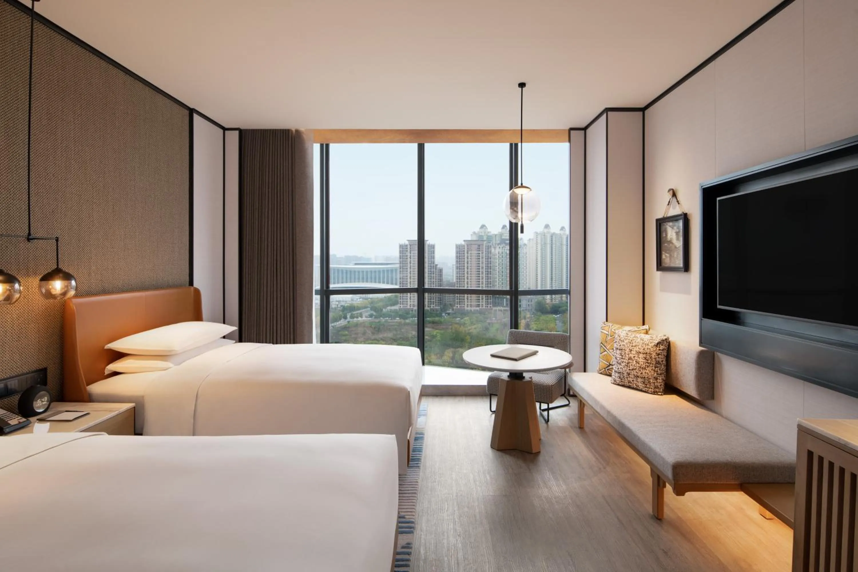 Bed in Sheraton Xi'an Chanba